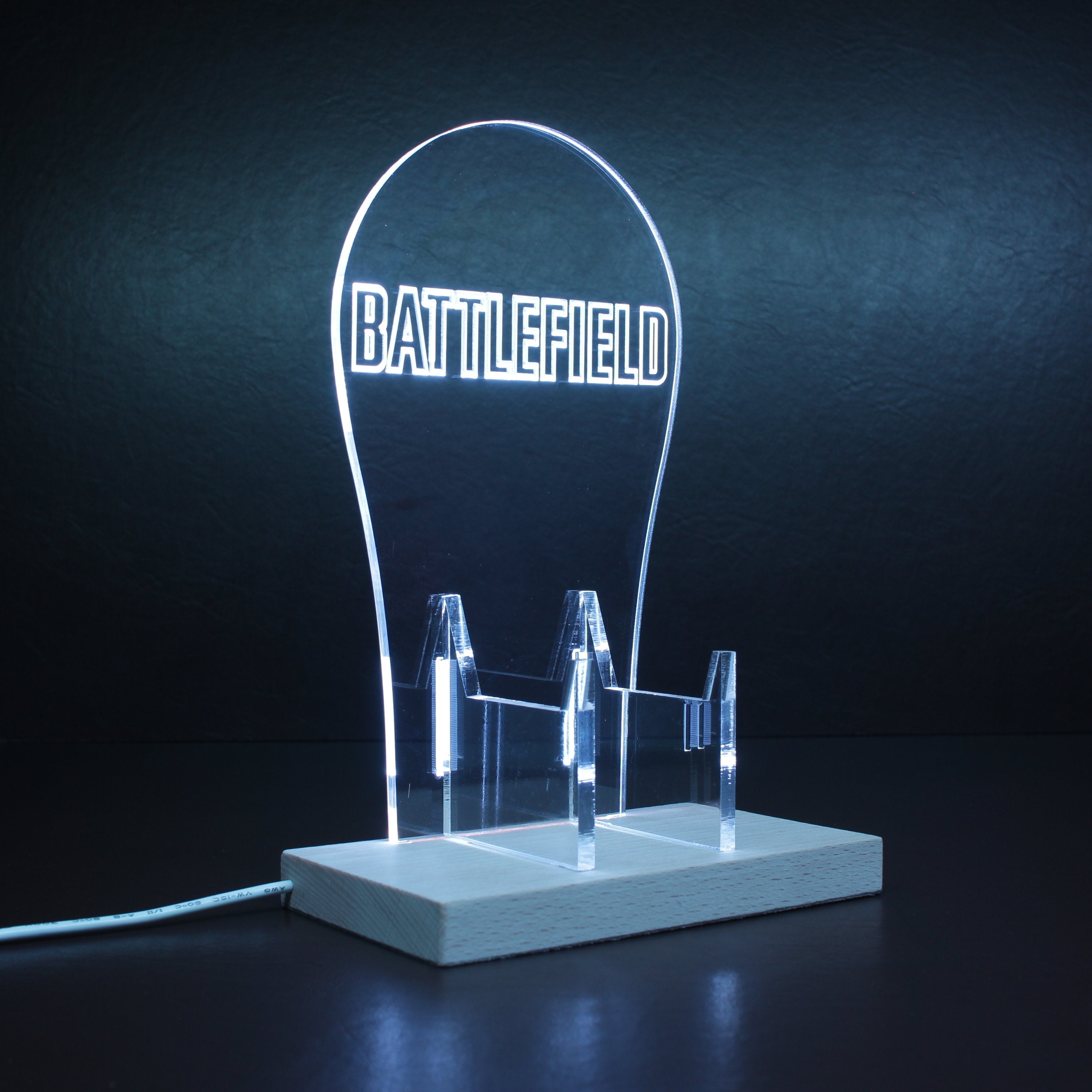 BattleField LED Gaming Headset Controller Stand