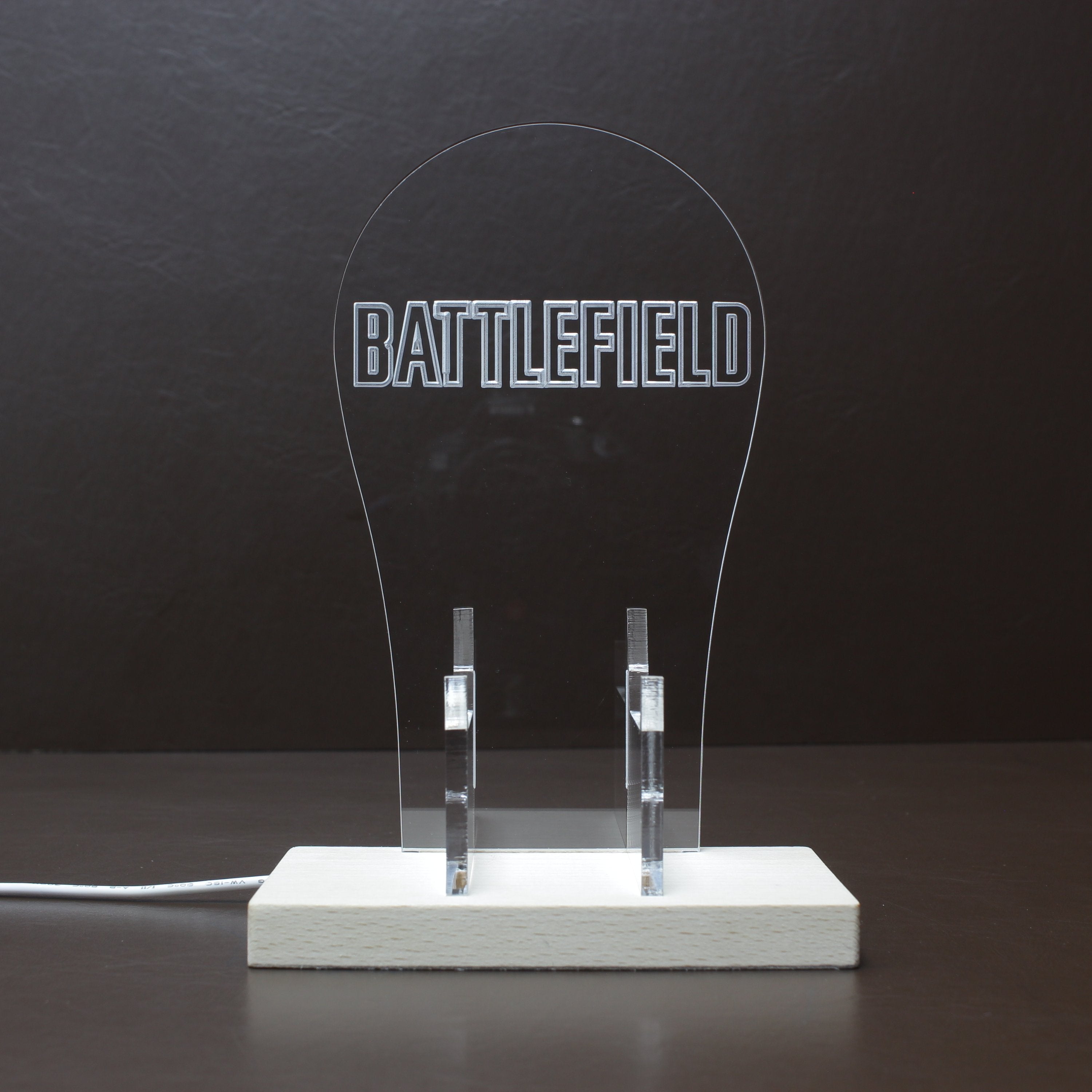 BattleField LED Gaming Headset Controller Stand