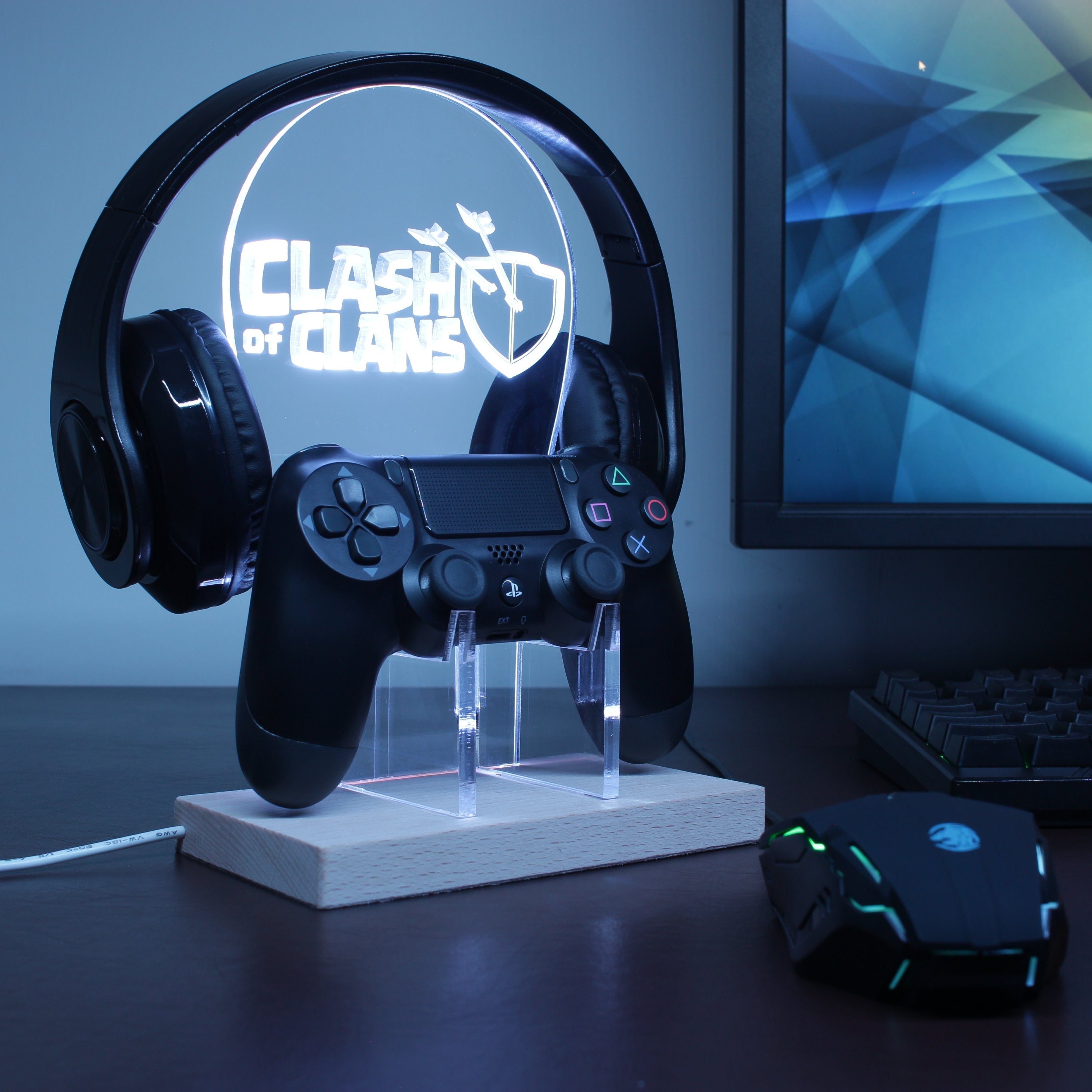 Clash of Clans LED Gaming Headset Controller Stand