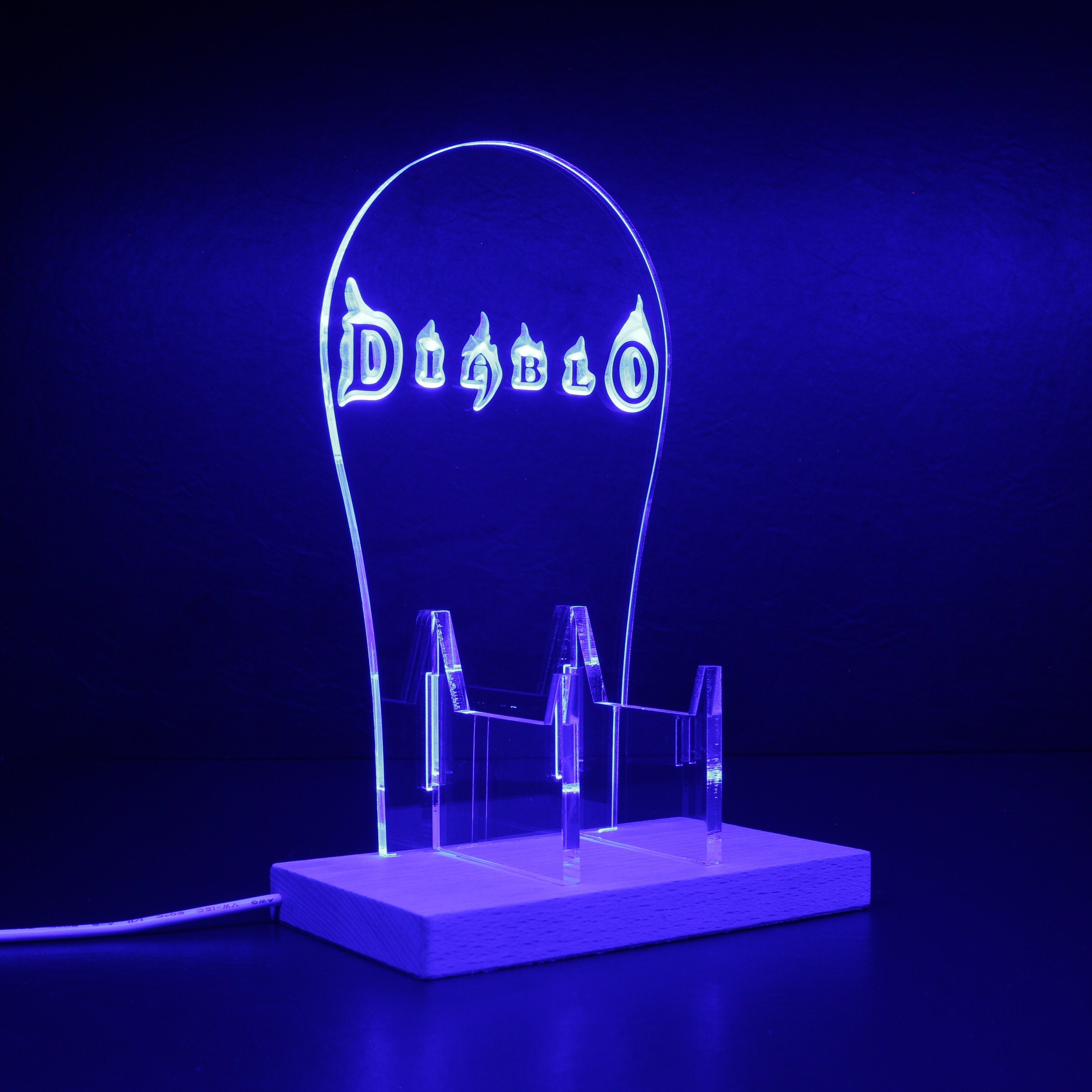 Diablo LED Gaming Headset Controller Stand