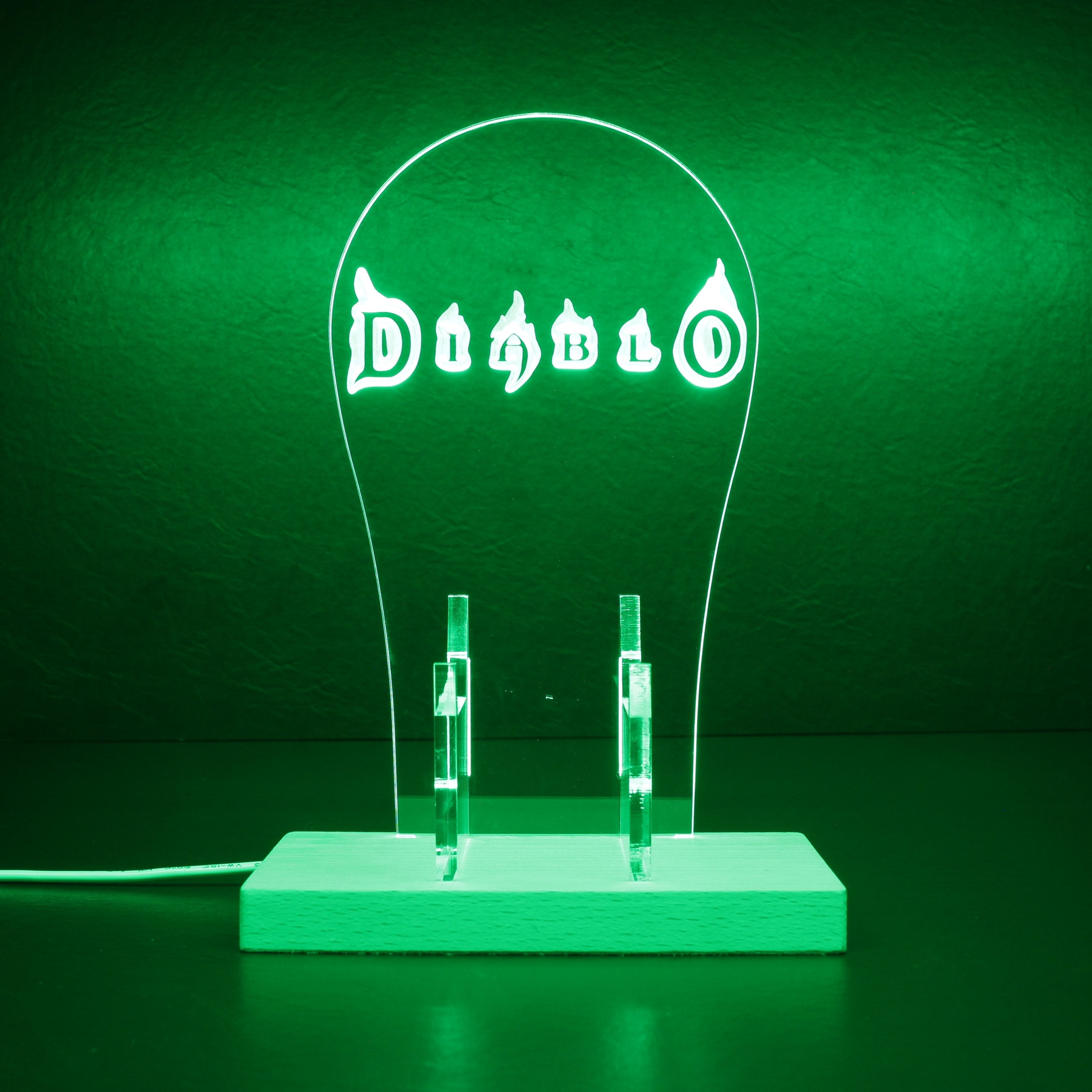 Diablo LED Gaming Headset Controller Stand