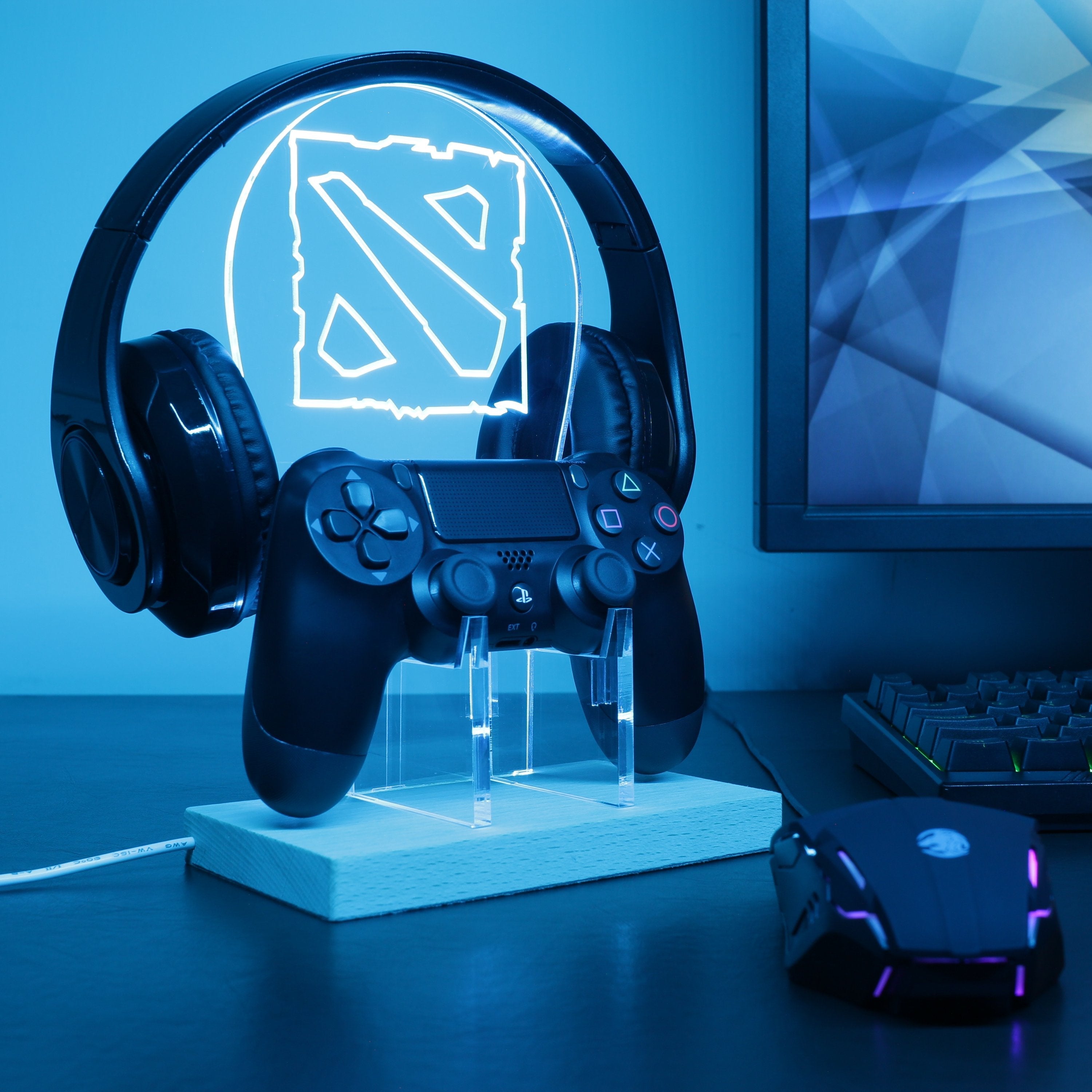 Dota LED Gaming Headset Controller Stand