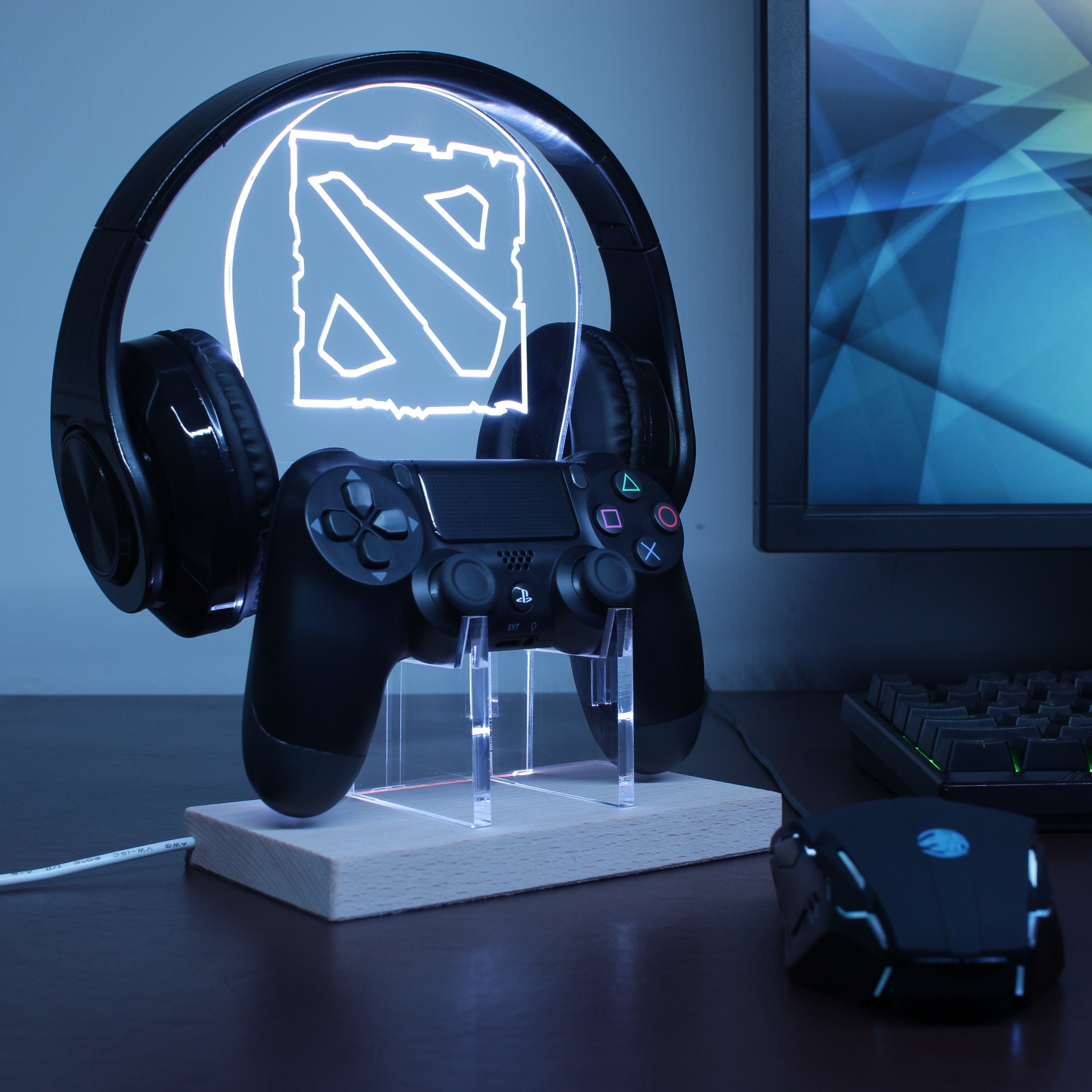 Dota LED Gaming Headset Controller Stand
