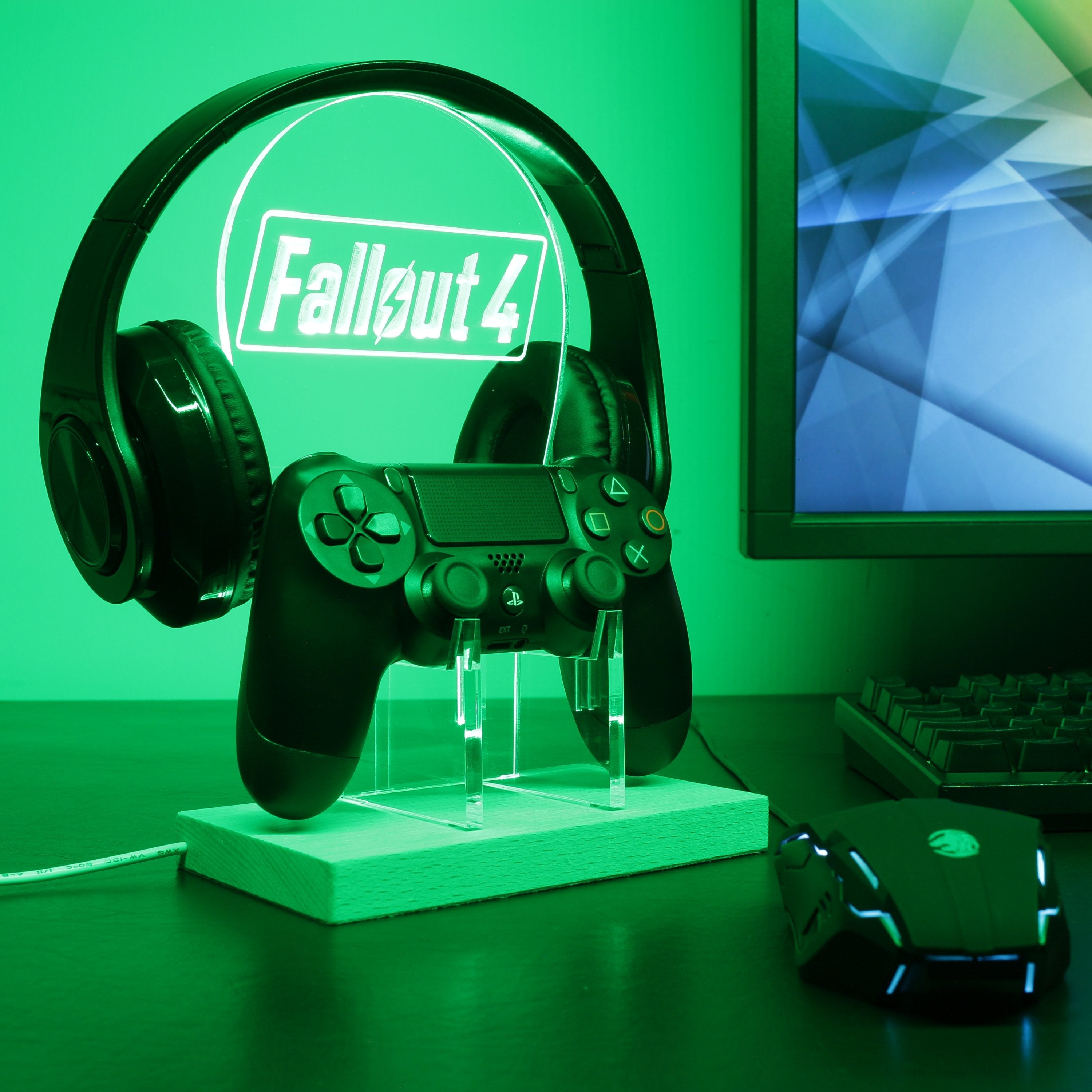 Fallout 4 LED Gaming Headset Controller Stand