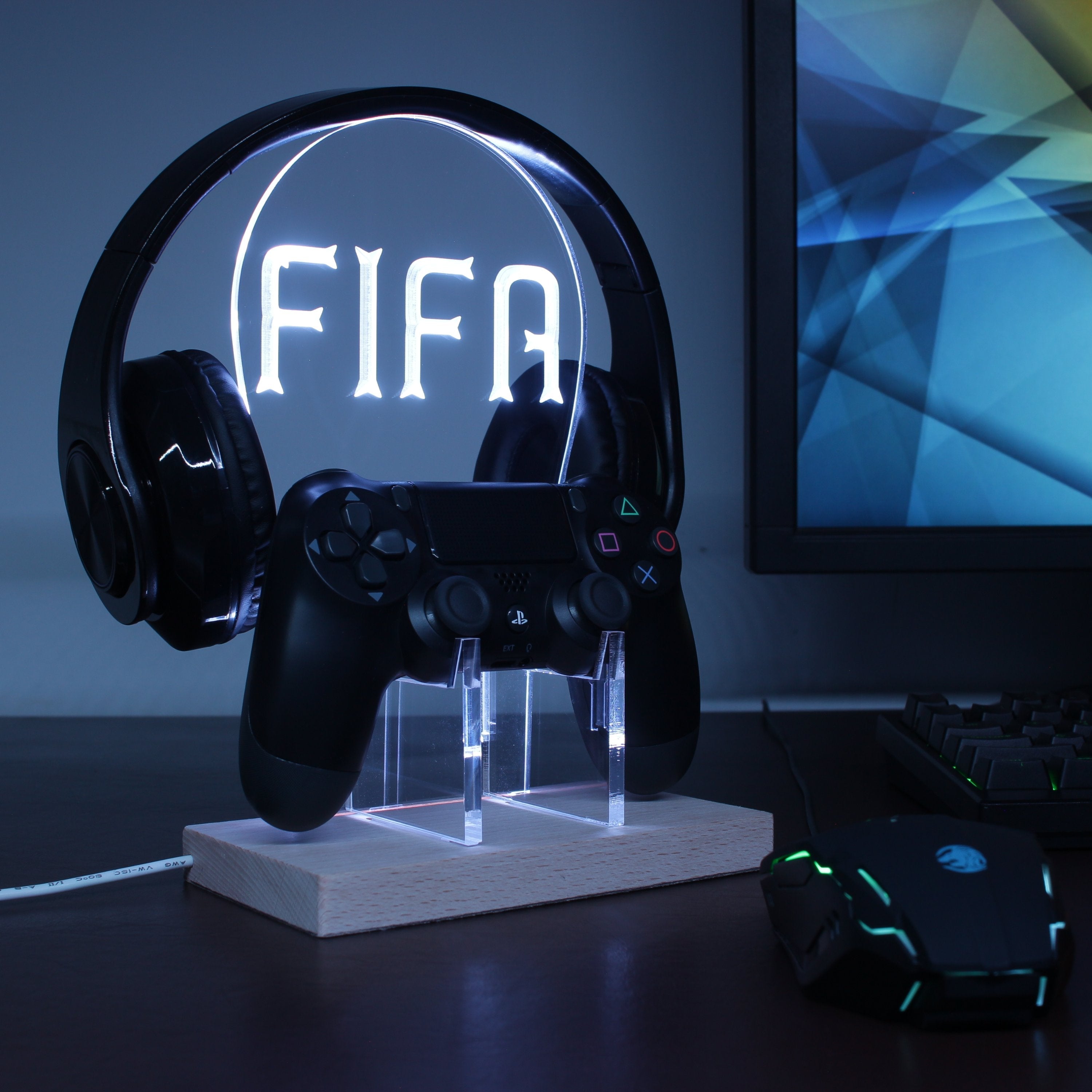 FIFA LED Gaming Headset Controller Stand