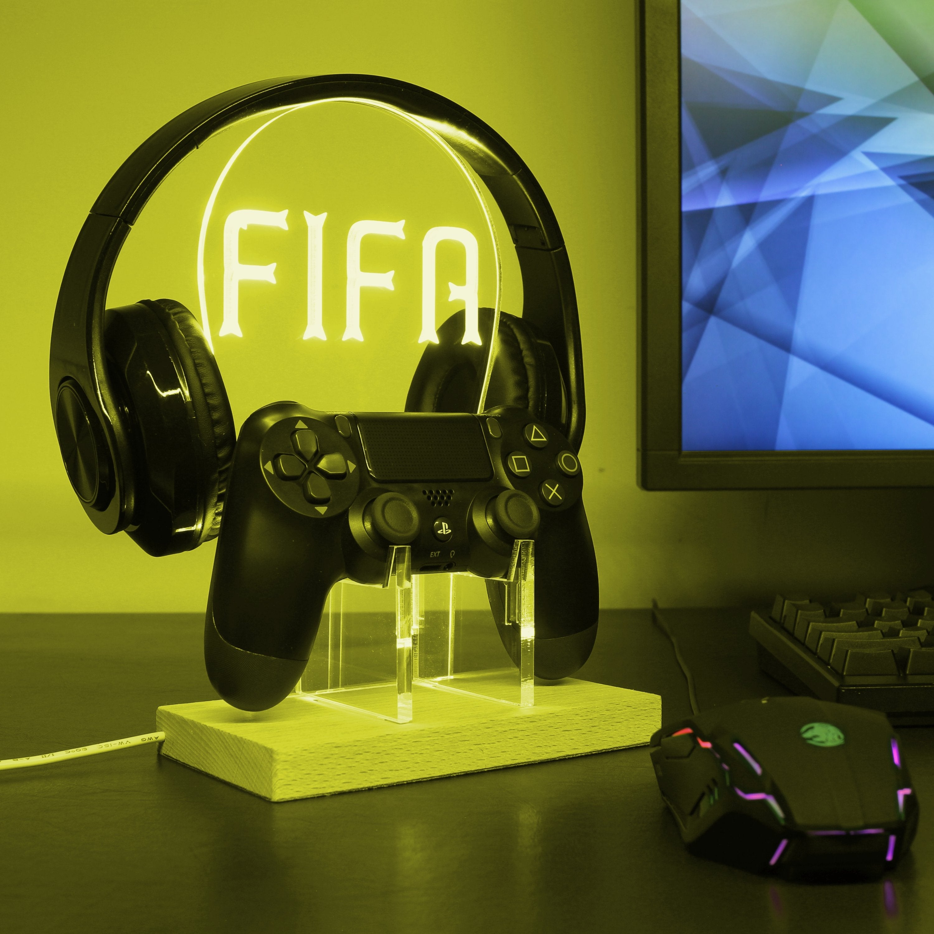 FIFA LED Gaming Headset Controller Stand