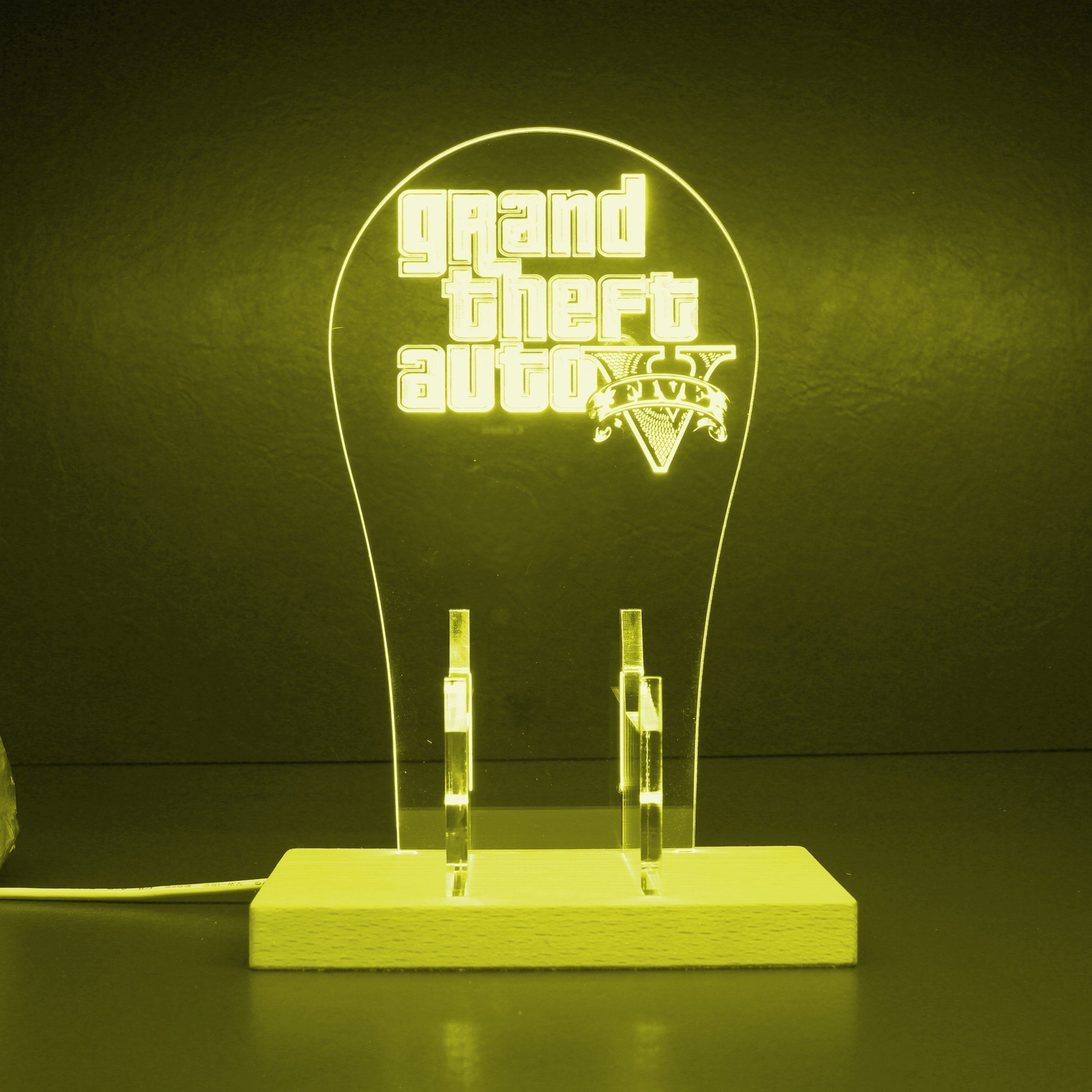 Grand Theft Auto 5 LED Gaming Headset Controller Stand