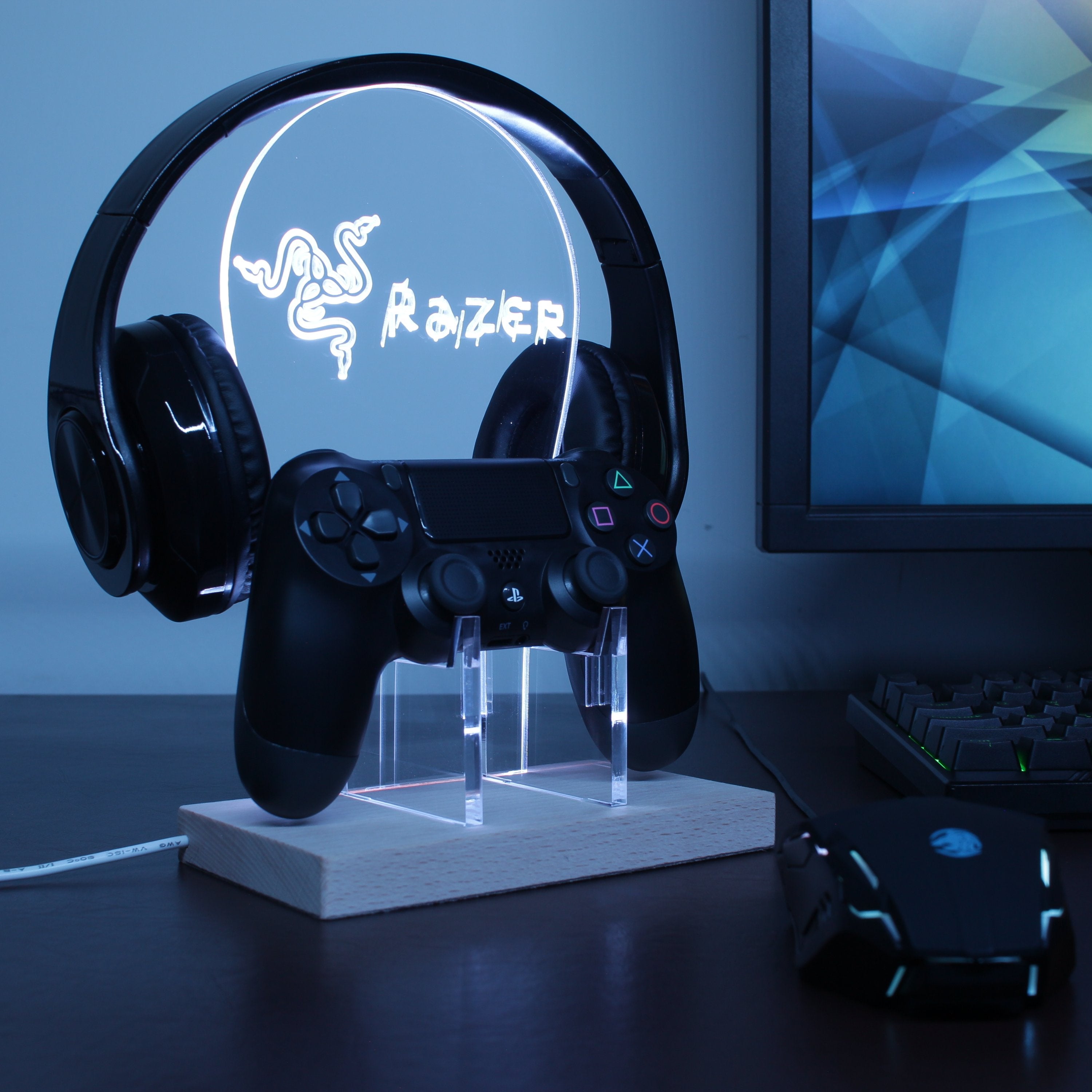 Razer LED Gaming Headset Controller Stand