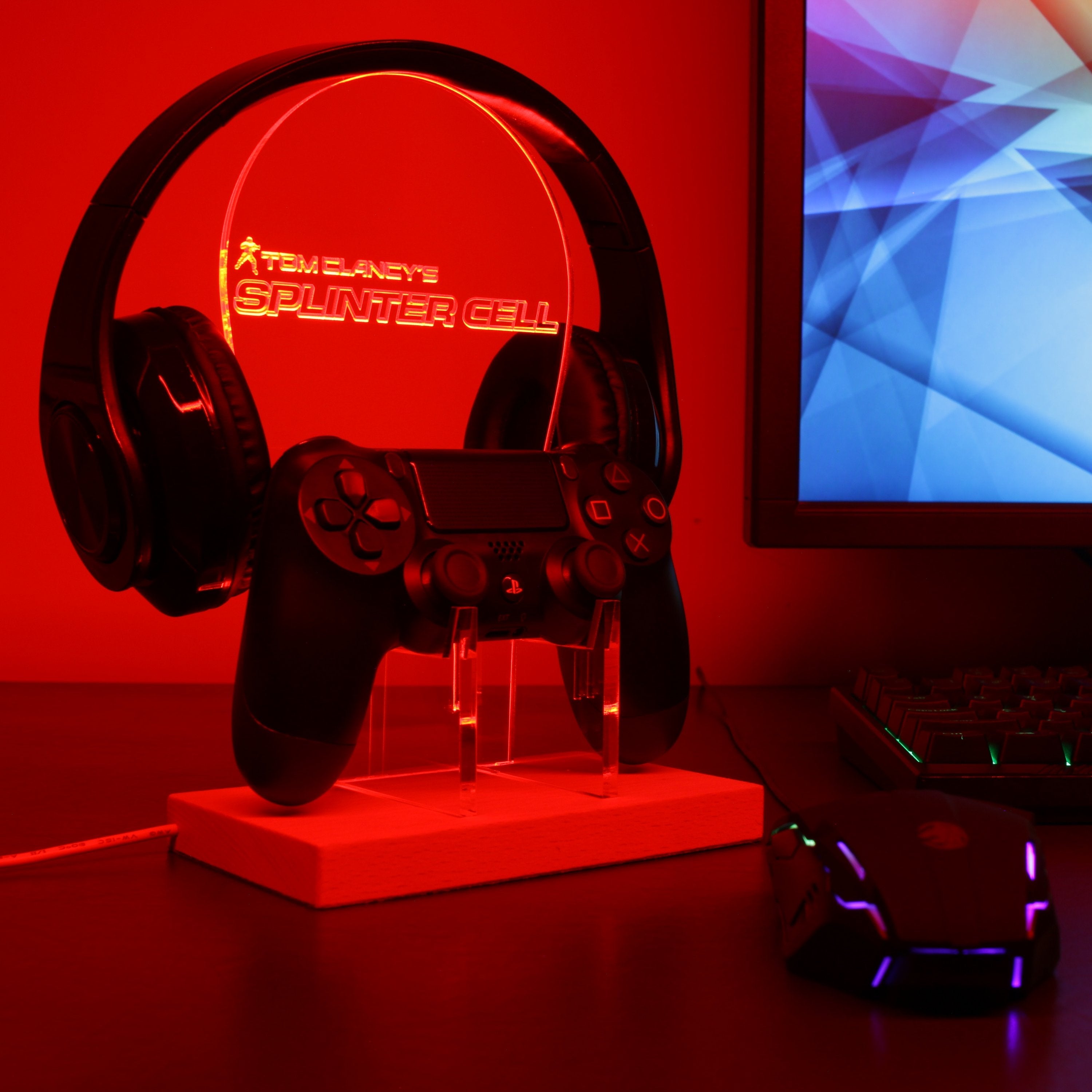 Tom Clancy's LED Gaming Headset Controller Stand