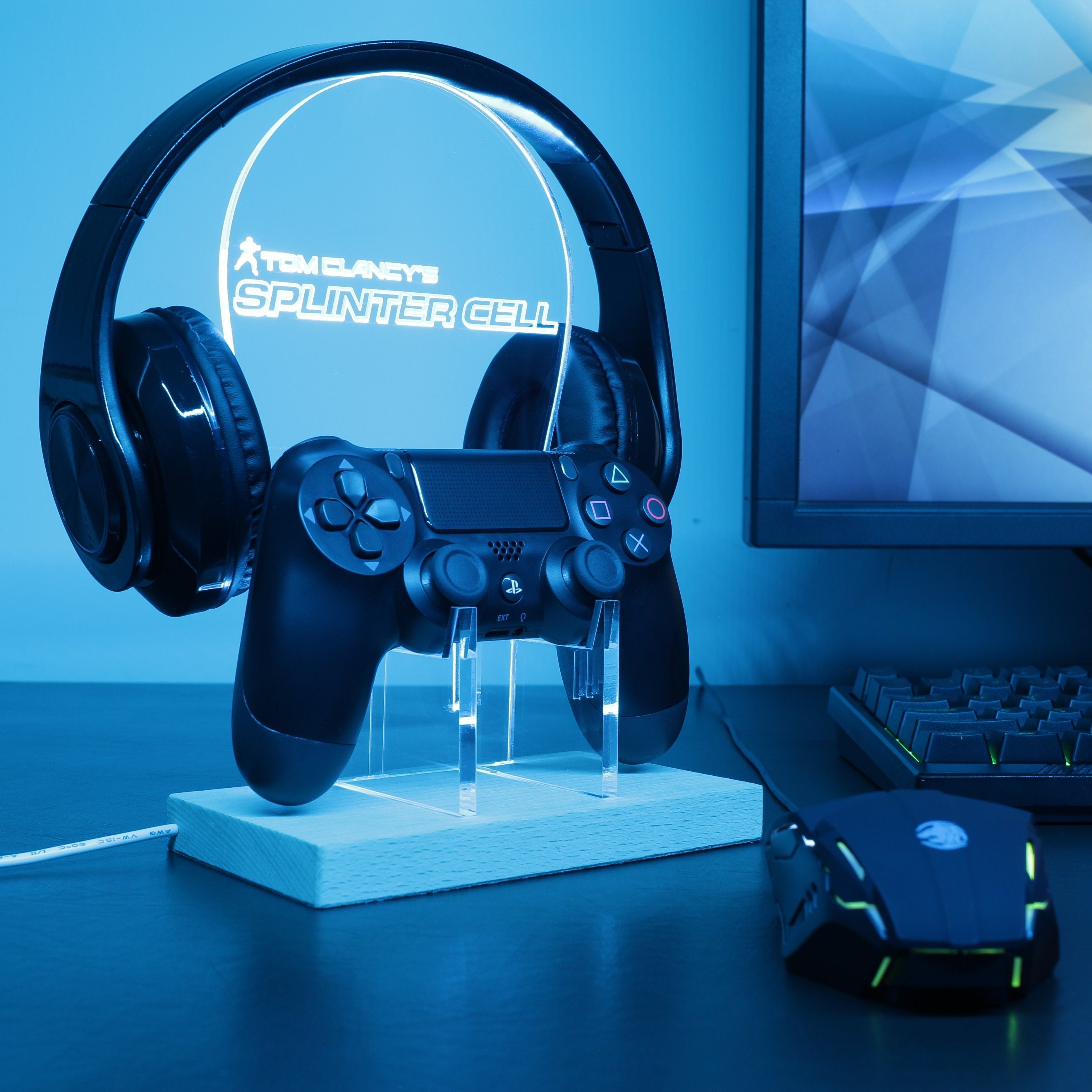 Tom Clancy's LED Gaming Headset Controller Stand