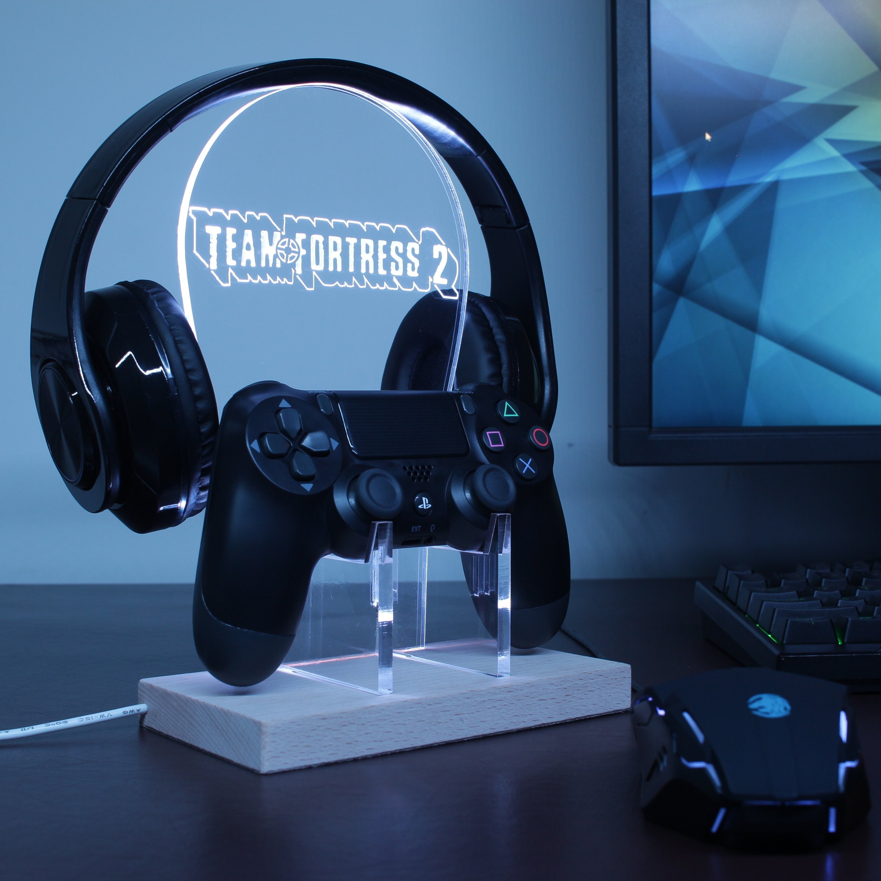 Team Fortress 2 LED Gaming Headset Controller Stand