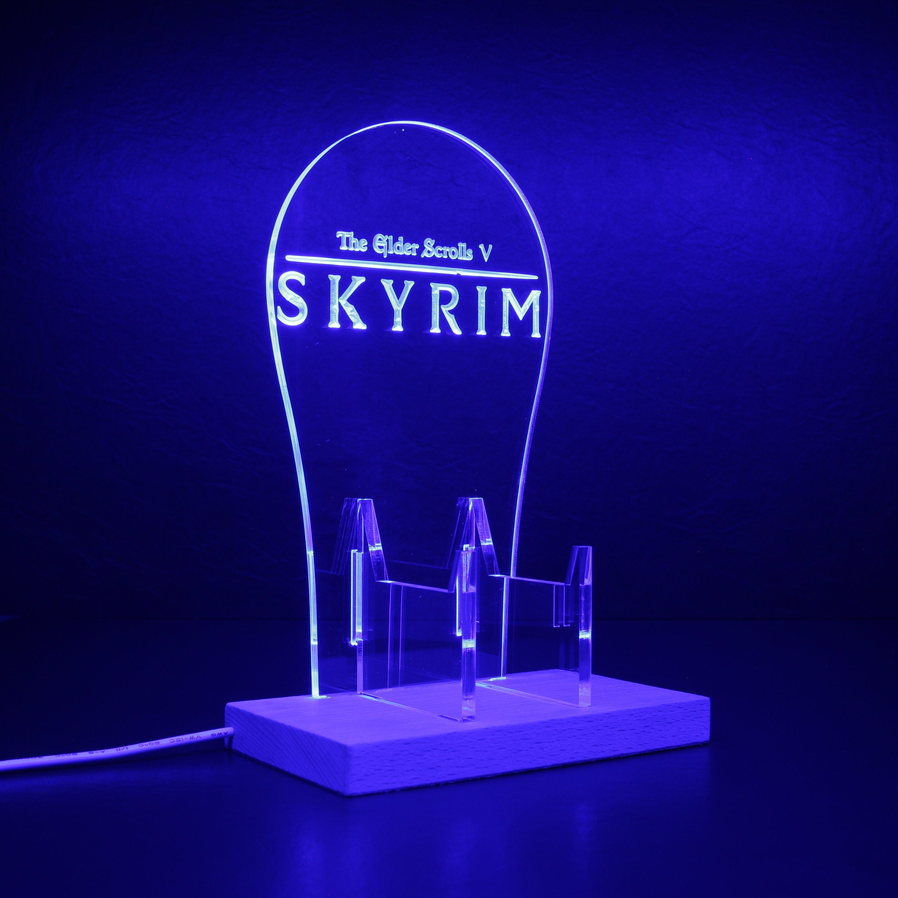 Elder Scrolls Skyrim LED Gaming Headset Controller Stand