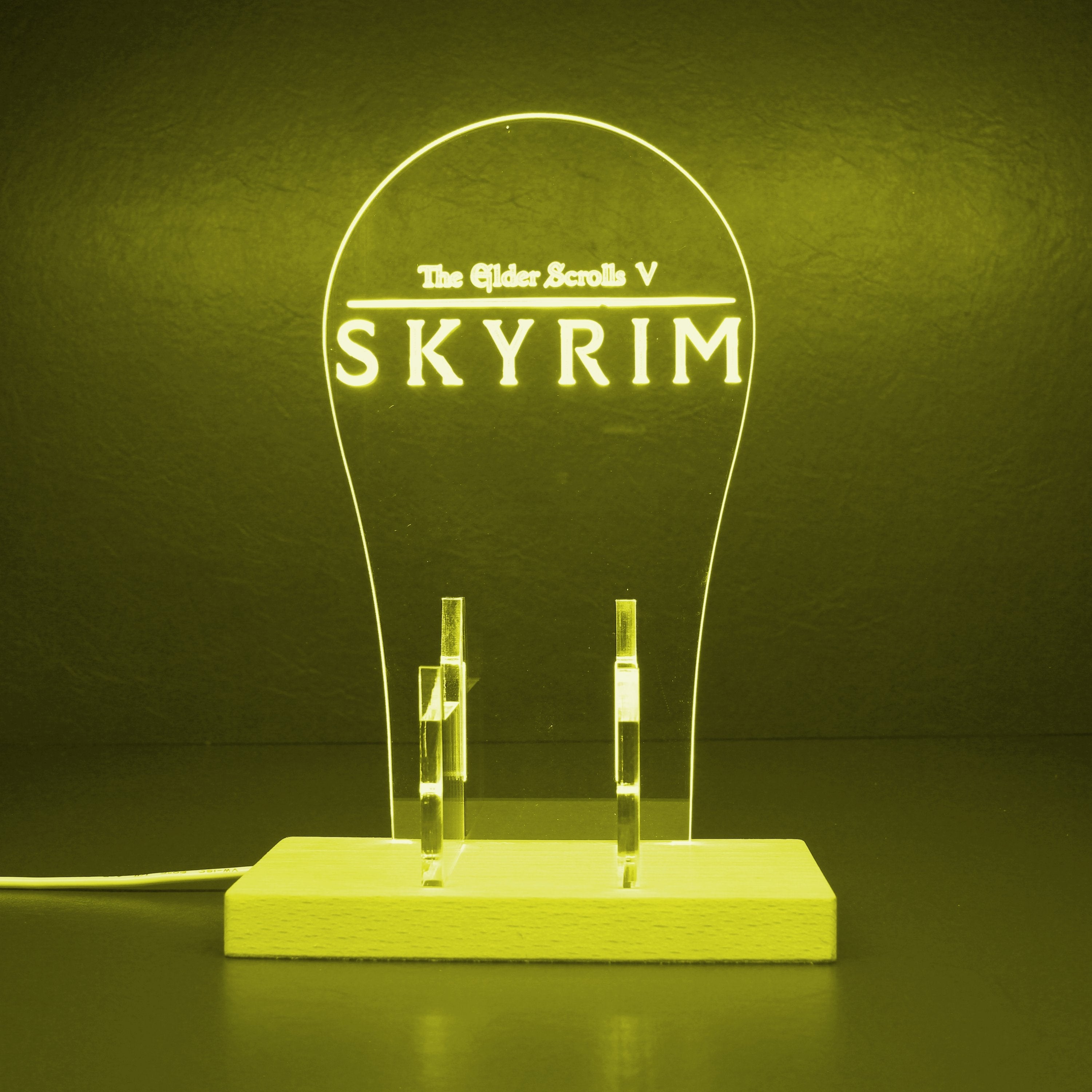 Elder Scrolls Skyrim LED Gaming Headset Controller Stand