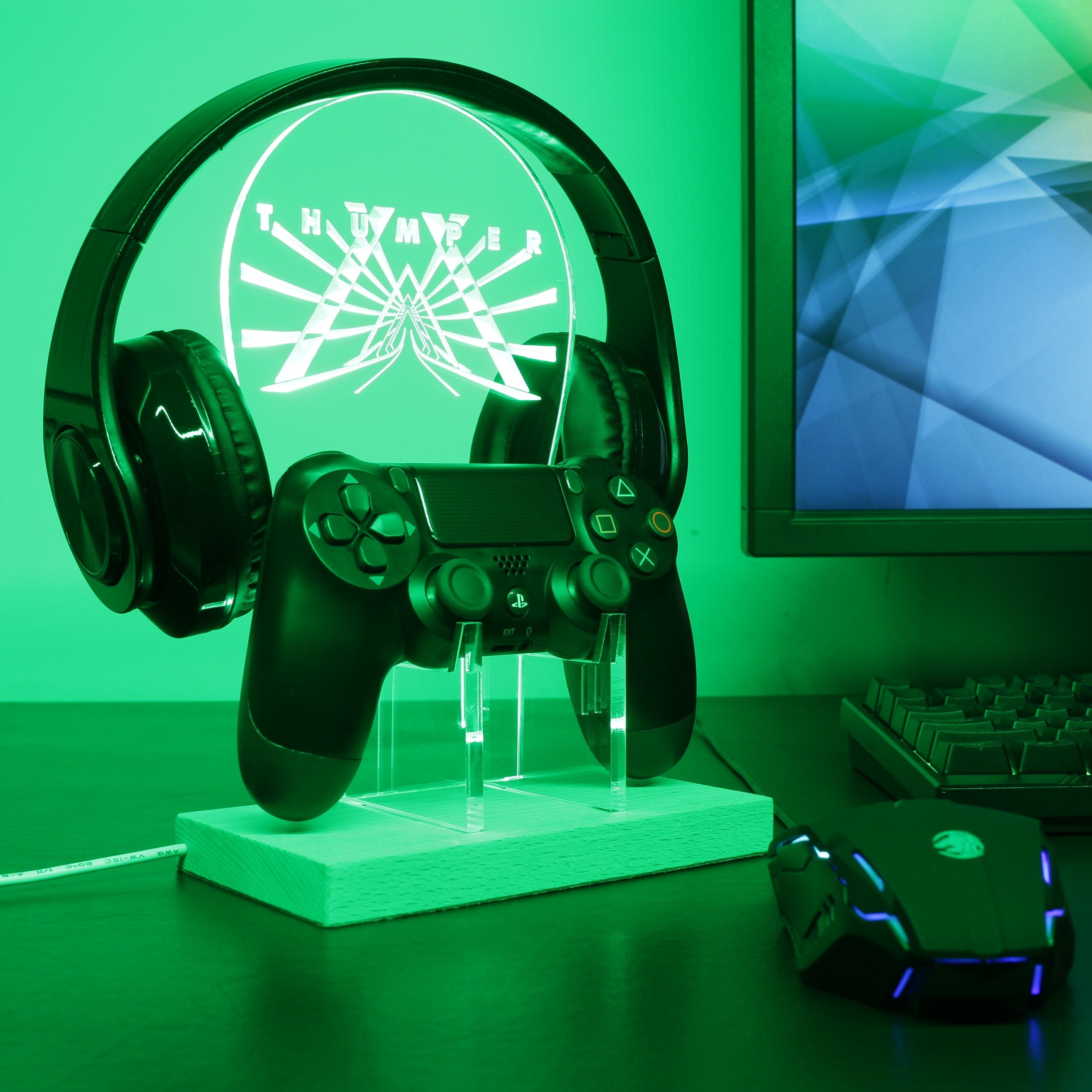 Thumper LED Gaming Headset Controller Stand