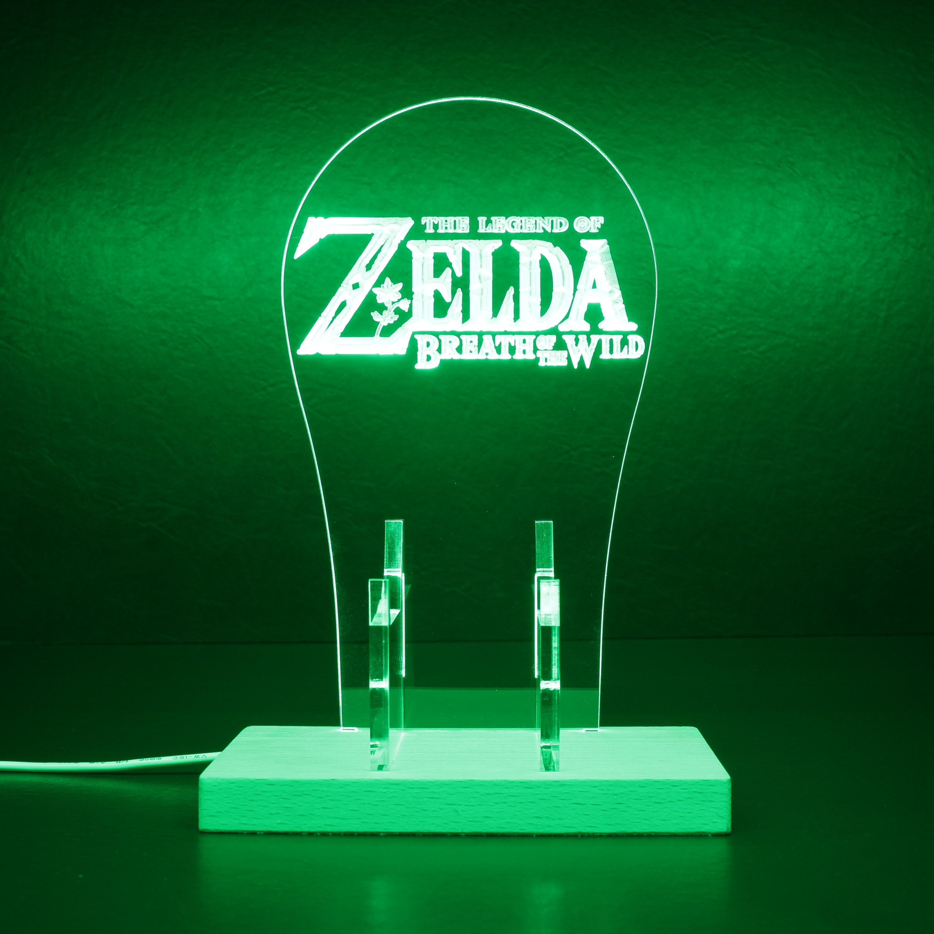 The Legend of Zelda Breath of the Wild LED Gaming Headset Controller Stand