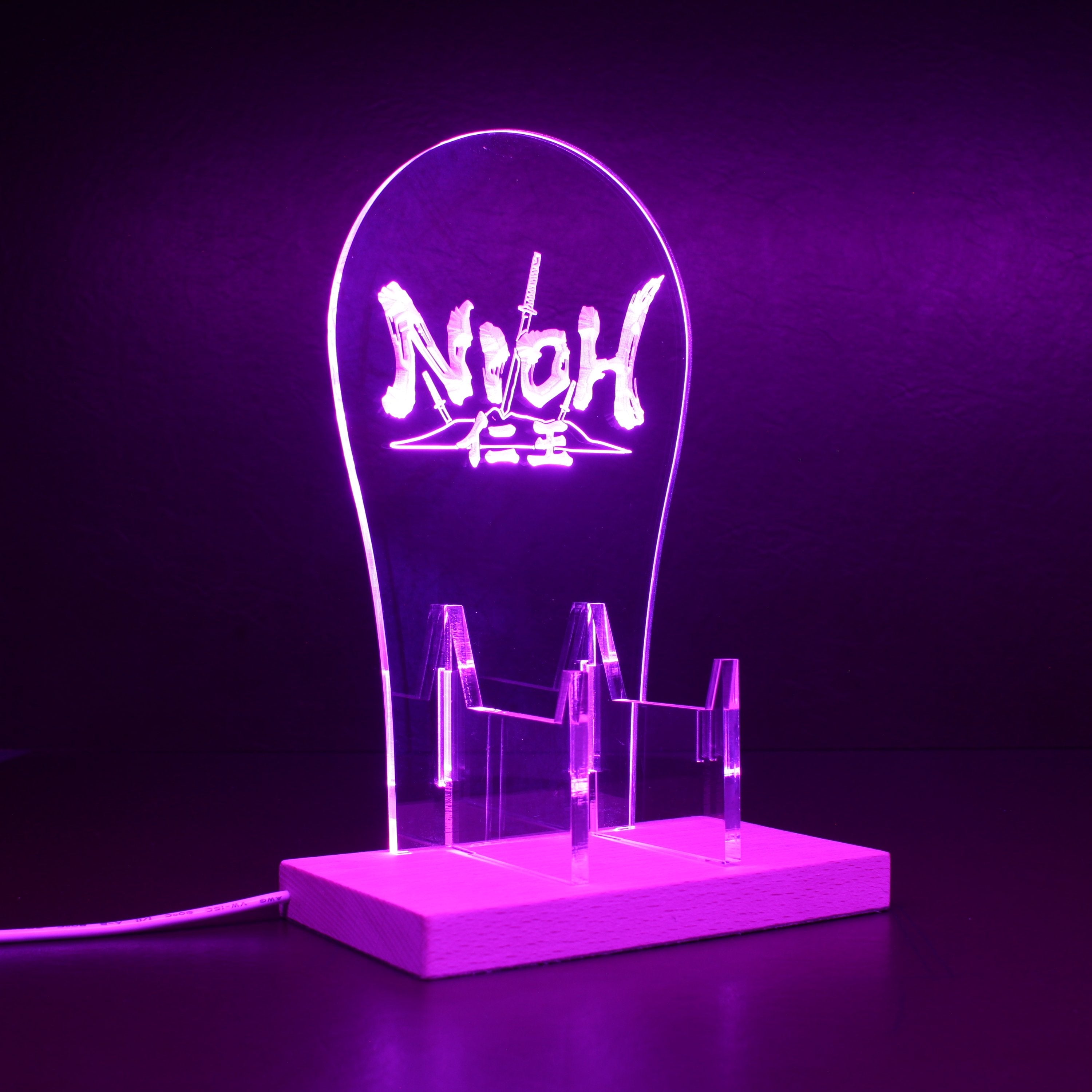 Nioh LED Gaming Headset Controller Stand