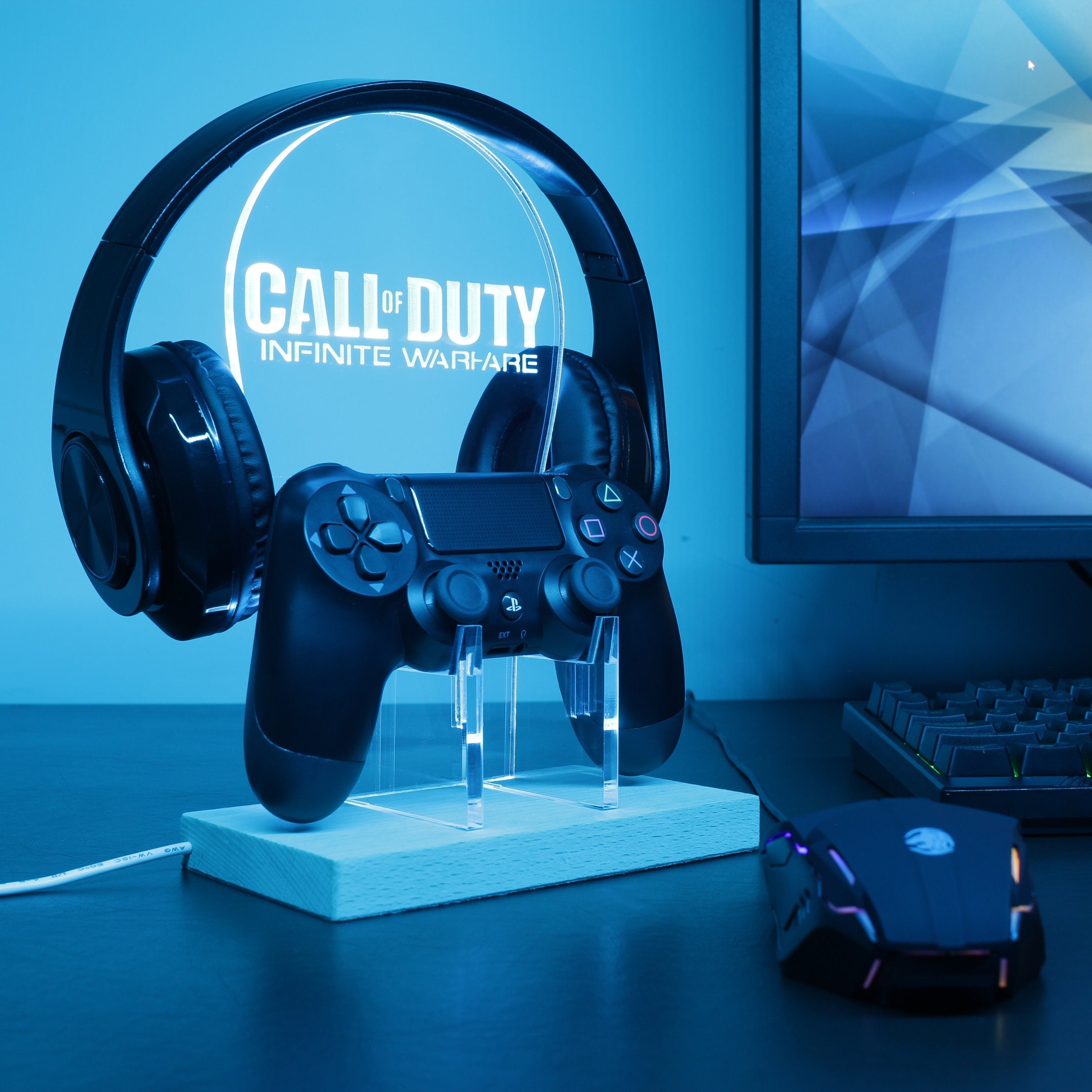 Call of Duty LED Gaming Headset Controller Stand