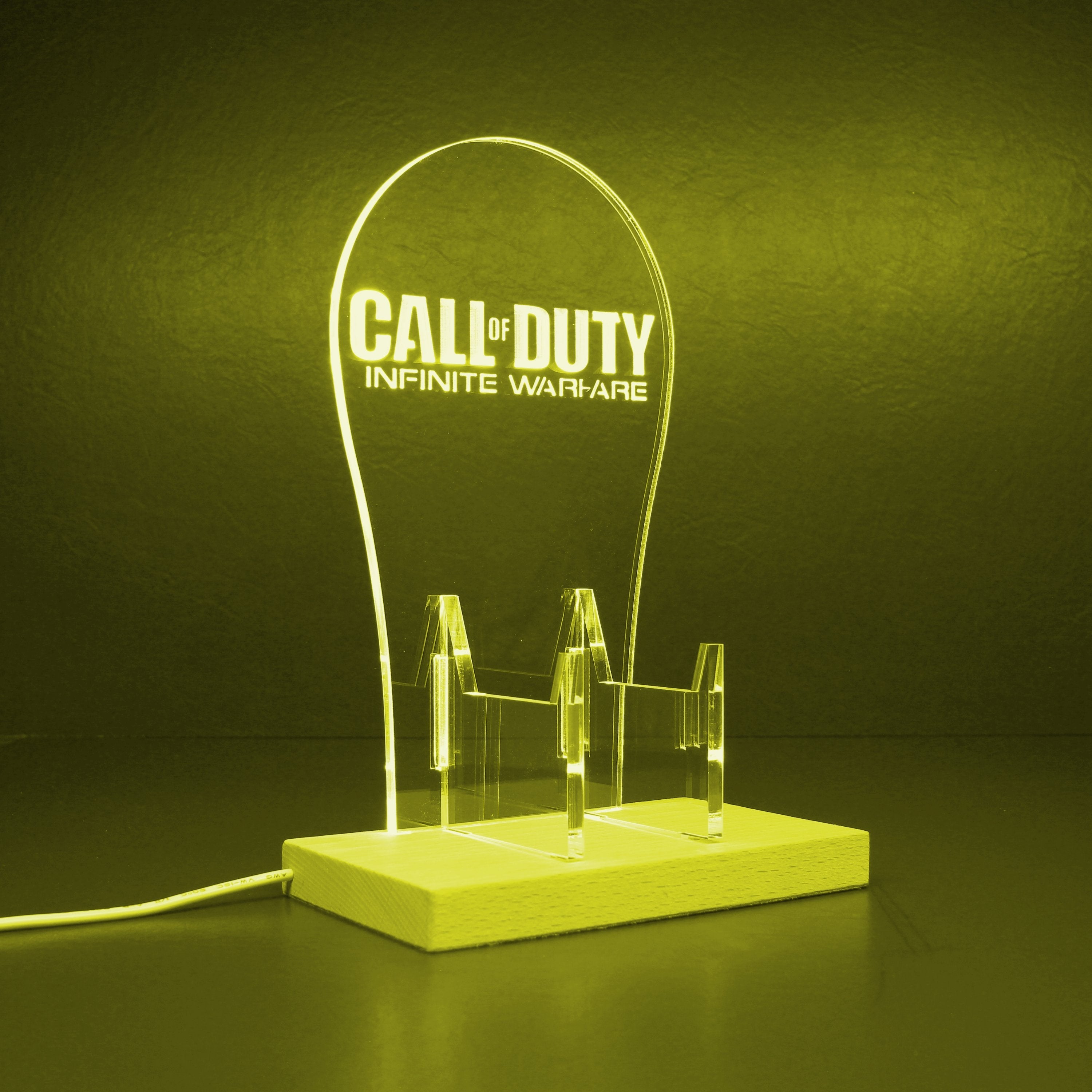 Call of Duty LED Gaming Headset Controller Stand | PRO LED SIGN