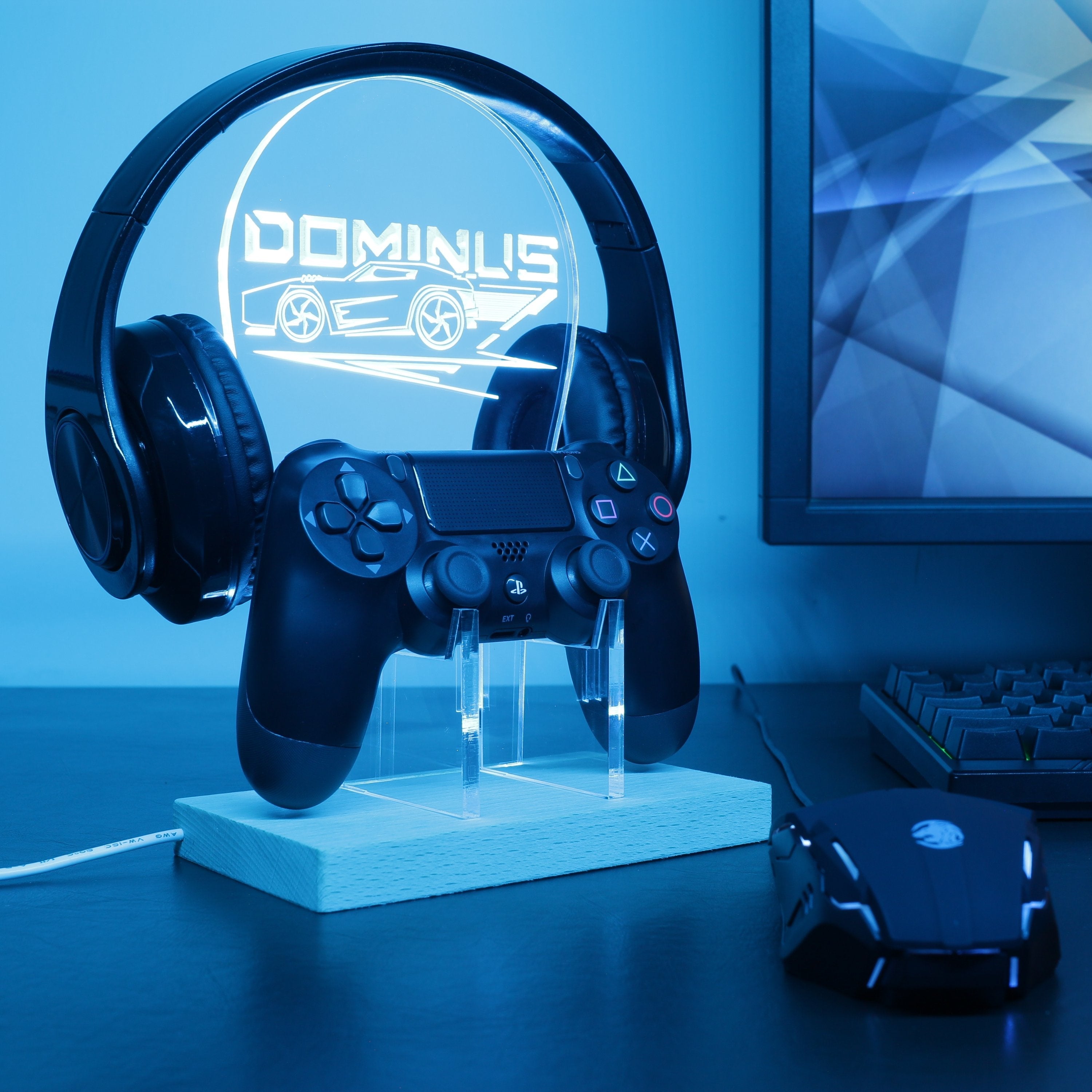 Rocket League Dominus LED Gaming Headset Controller Stand