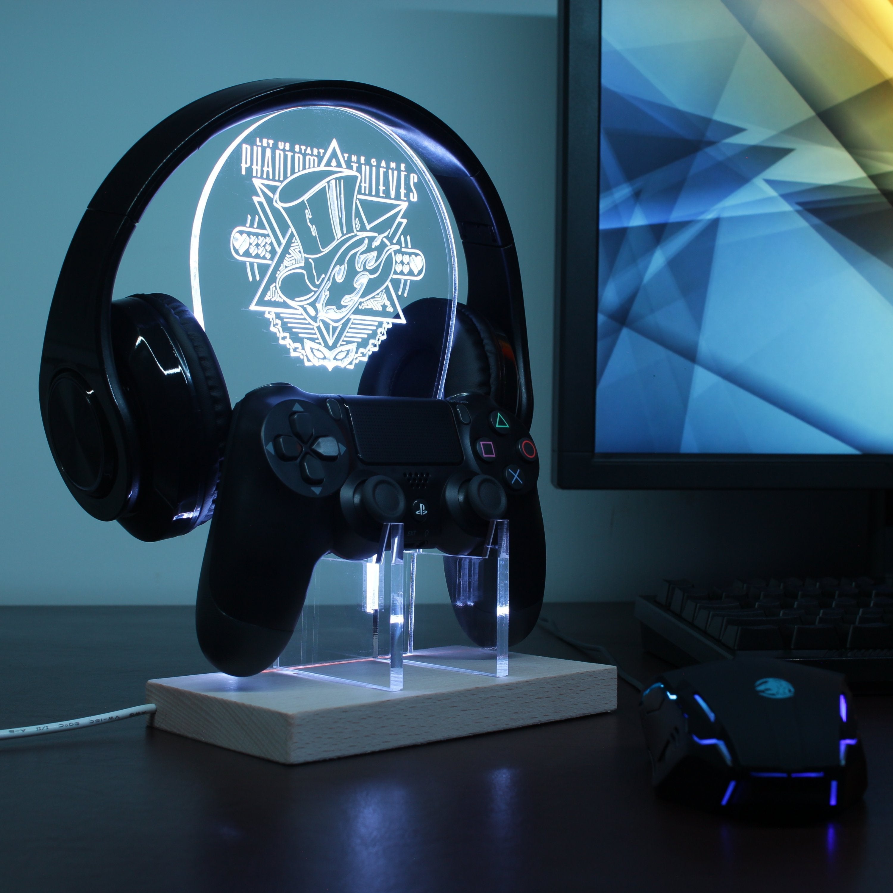 Persona 5 Royal LED RGB Gaming Headset Controller Stand