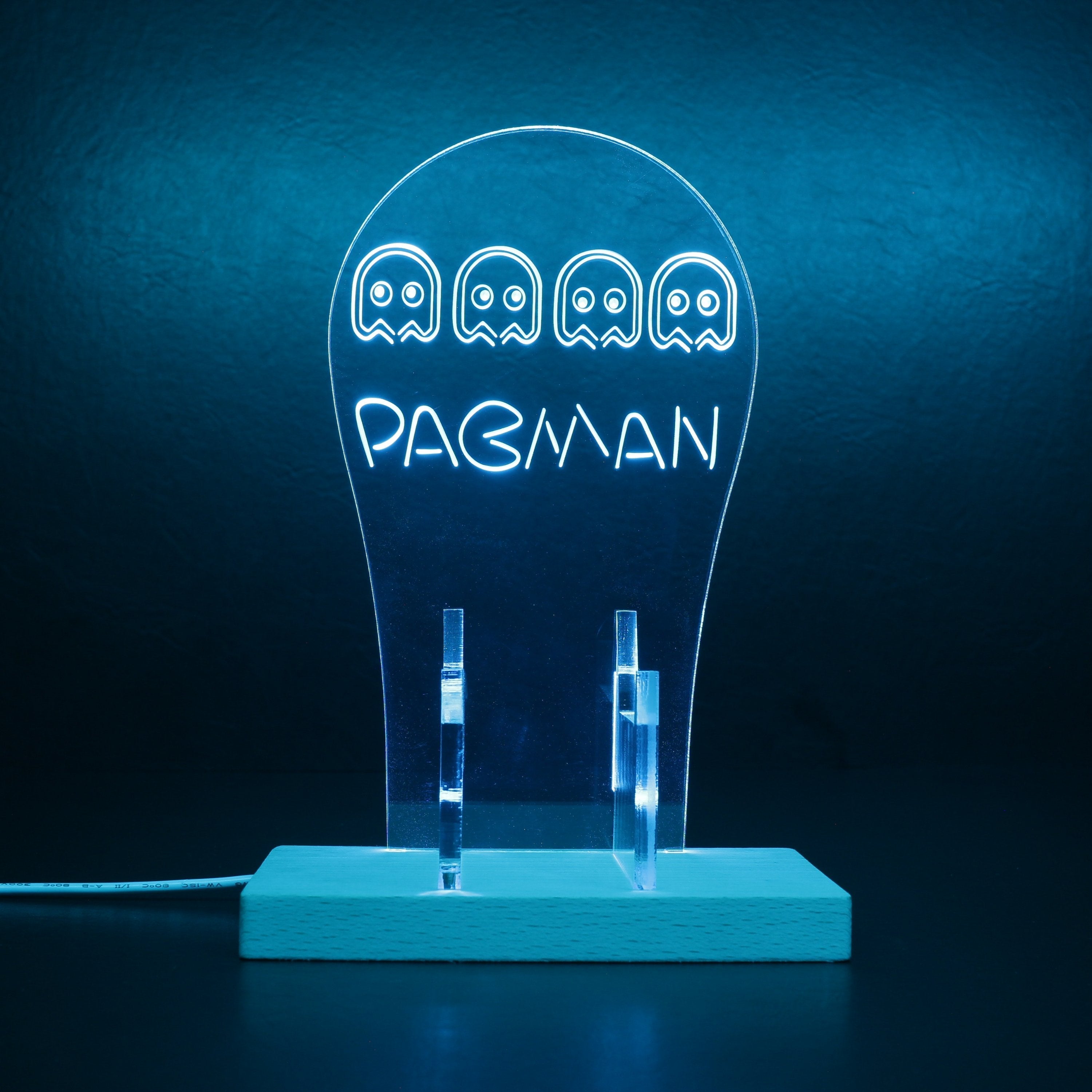 Pacman Arcade LED Gaming Headset Controller Stand