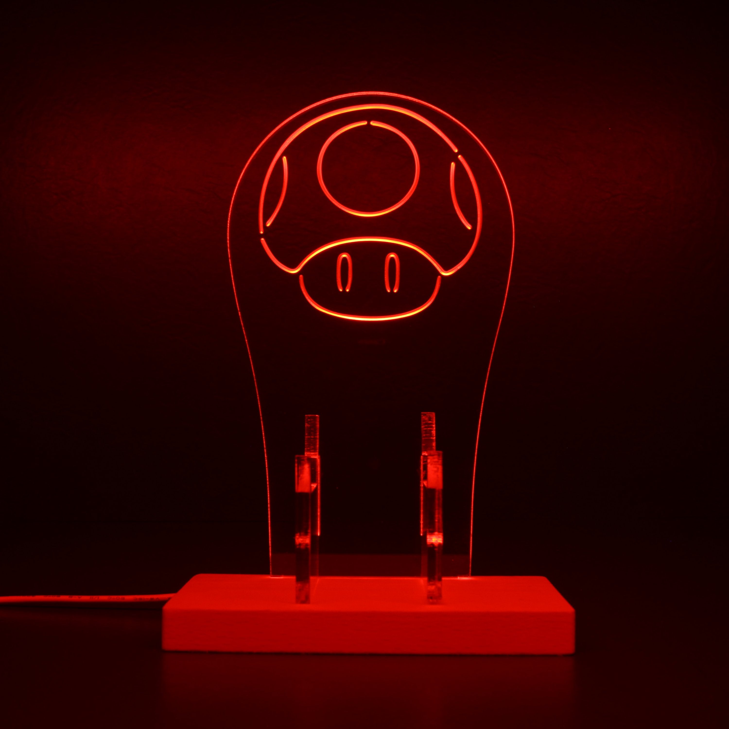 Super Mario Mushroom LED Gaming Headset Controller Stand