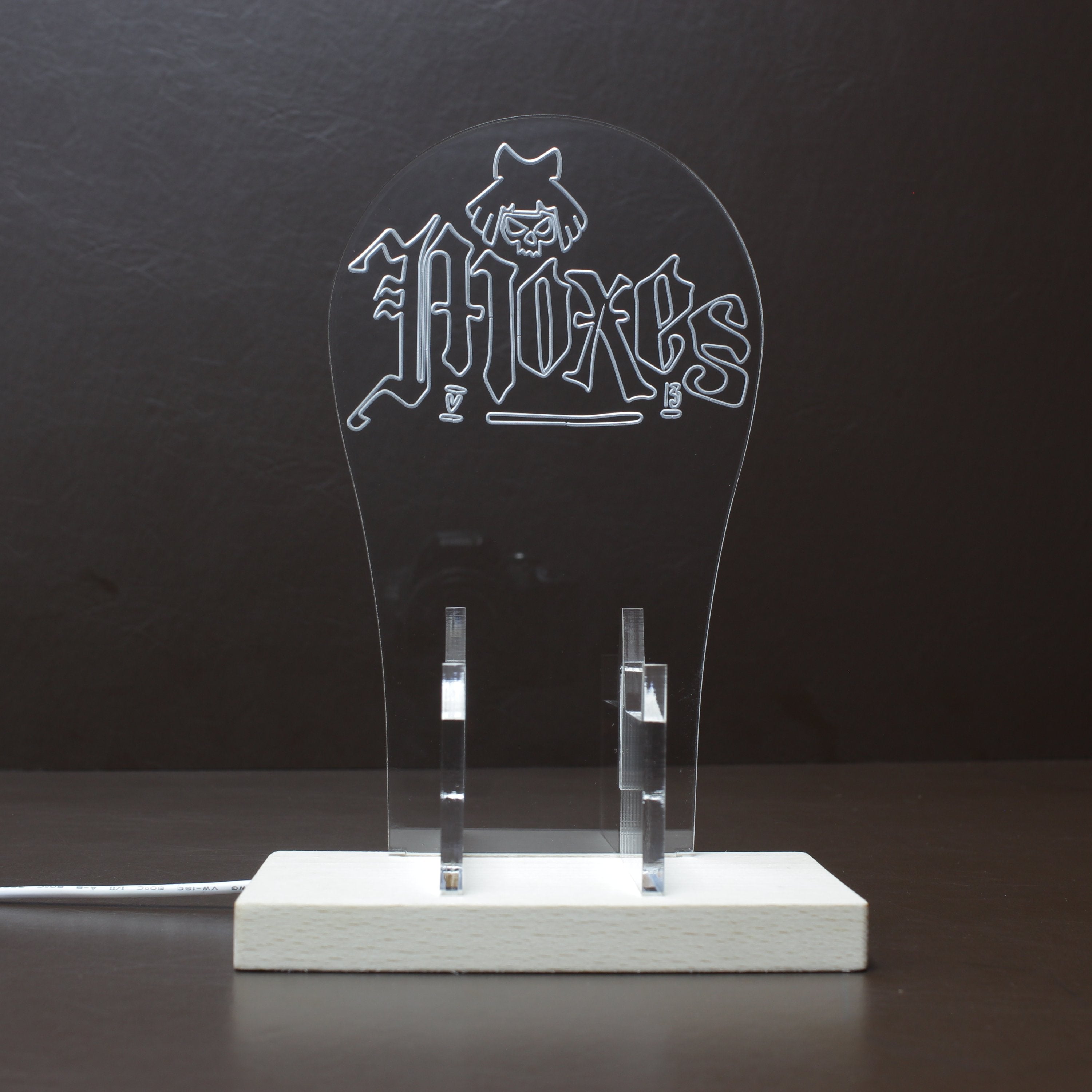 Cyberpunk 2077 Moxes LED Gaming Headset Controller Stand | PRO LED SIGN
