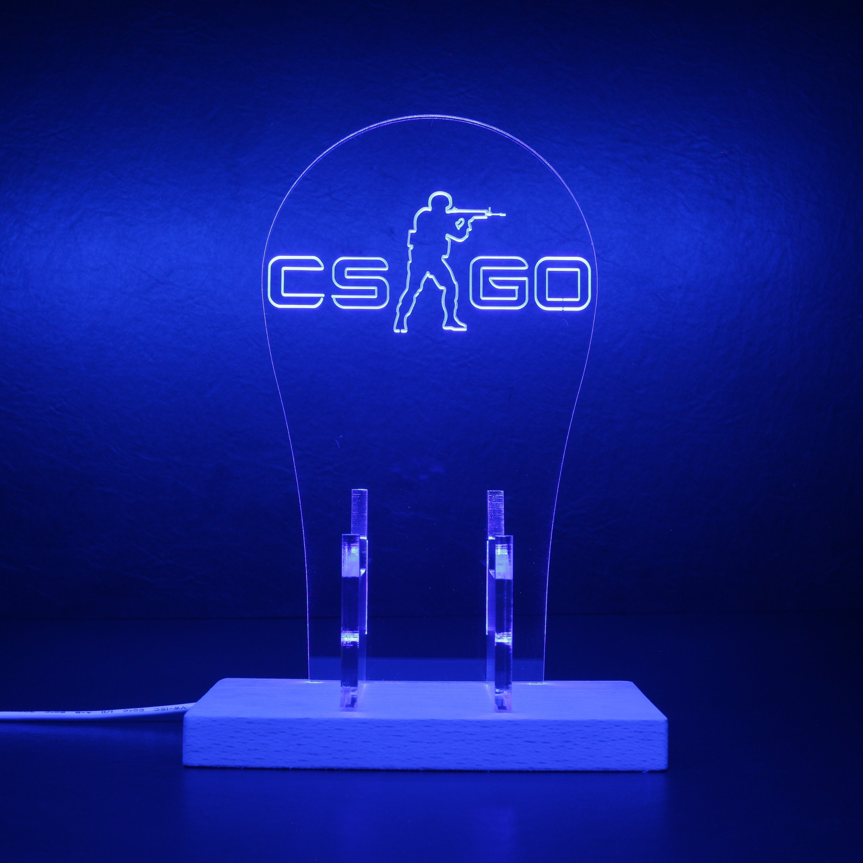 Cs:Go Counter Strike LED Gaming Headset Controller Stand