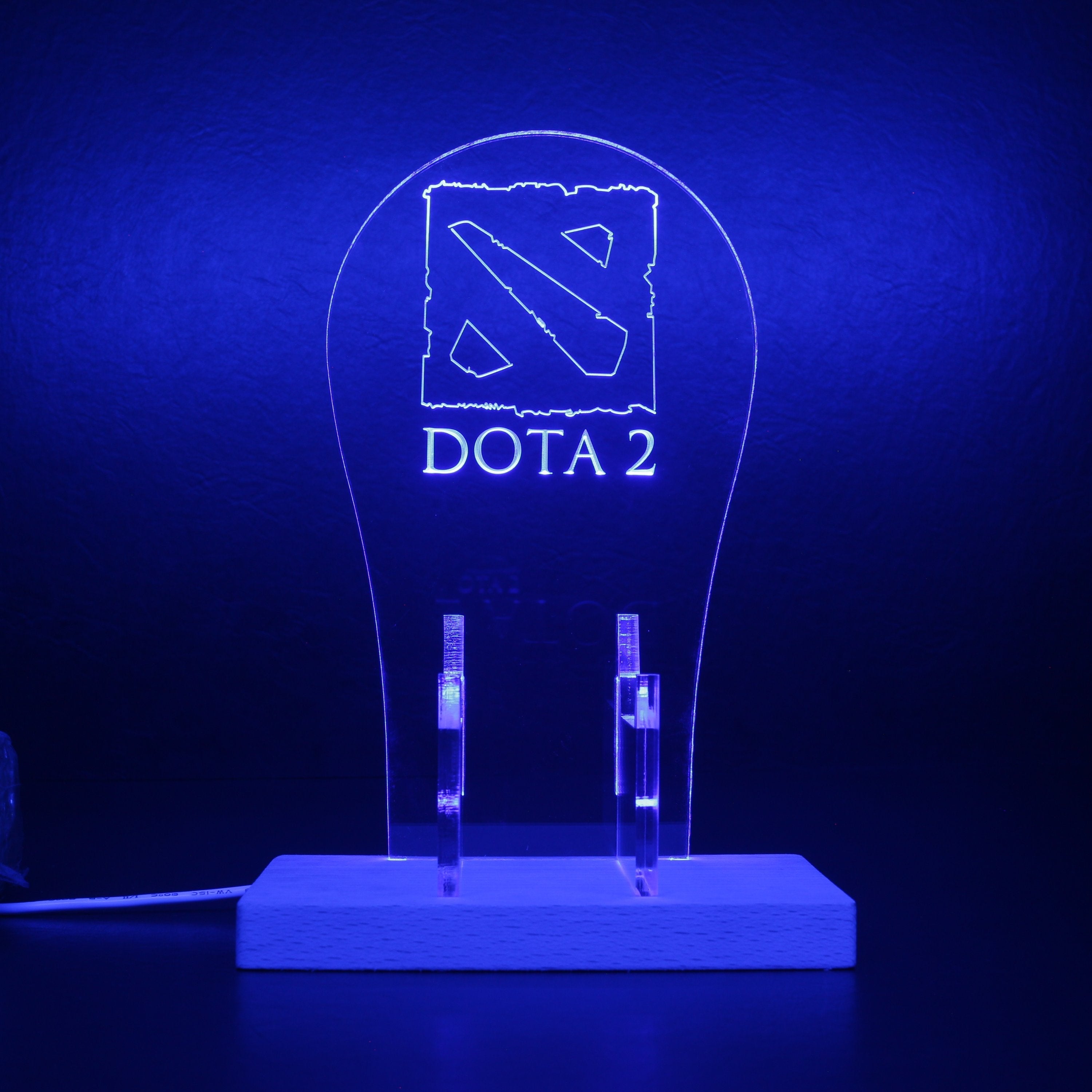 Dota 2 LED Gaming Headset Controller Stand