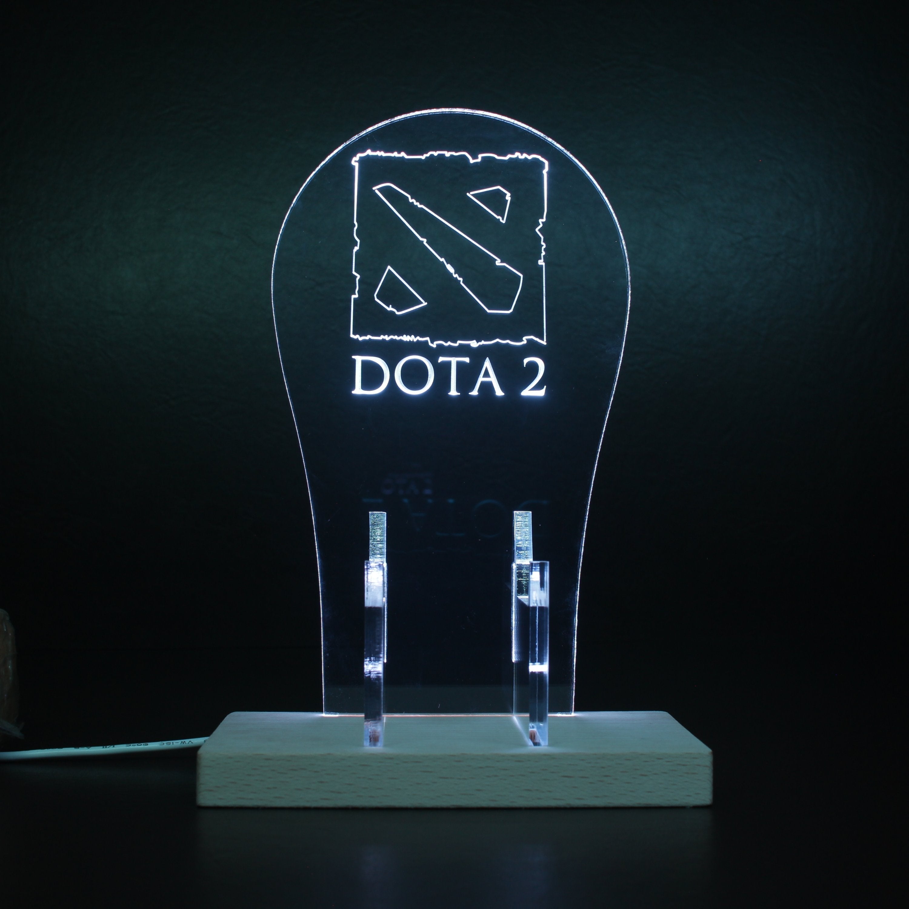 Dota 2 LED Gaming Headset Controller Stand