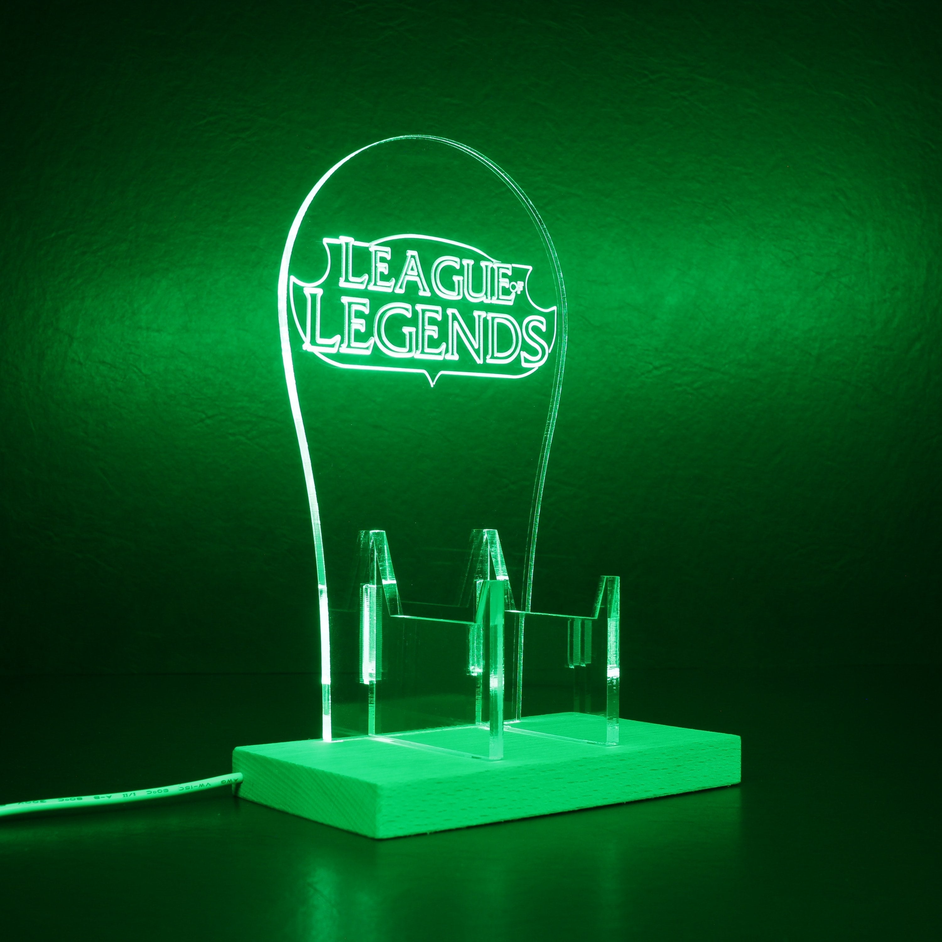 League Of Legends LED Gaming Headset Controller Stand