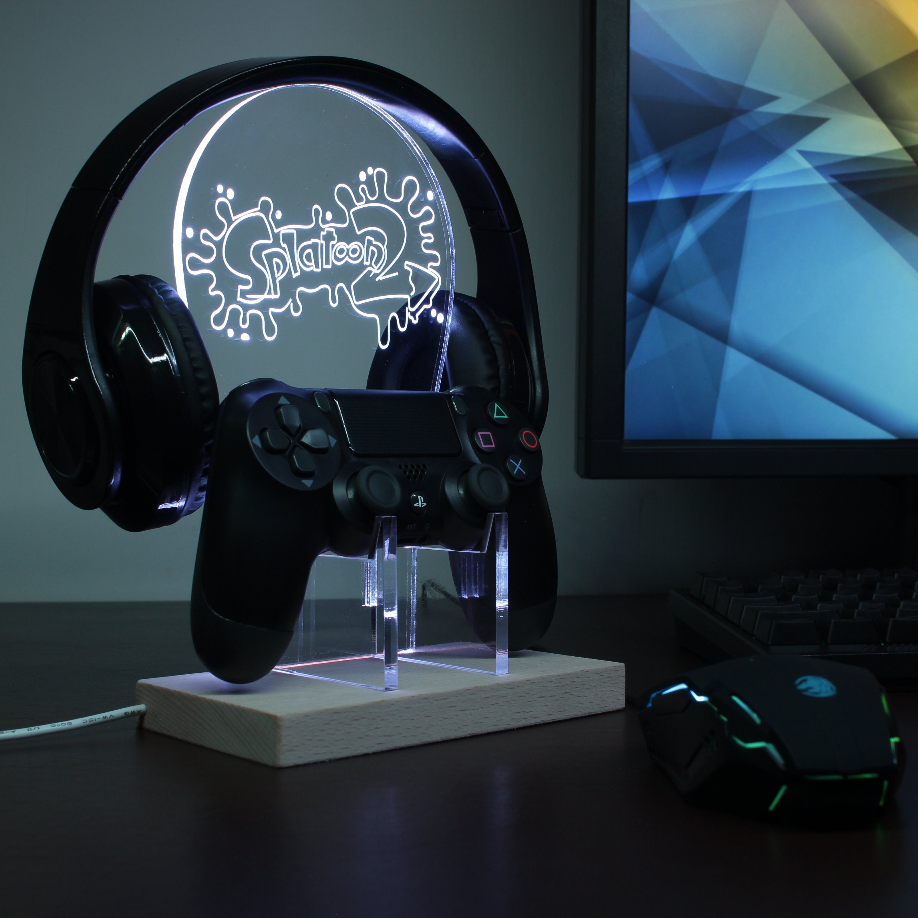 Splatoon 2 LED Gaming Headset Controller Stand
