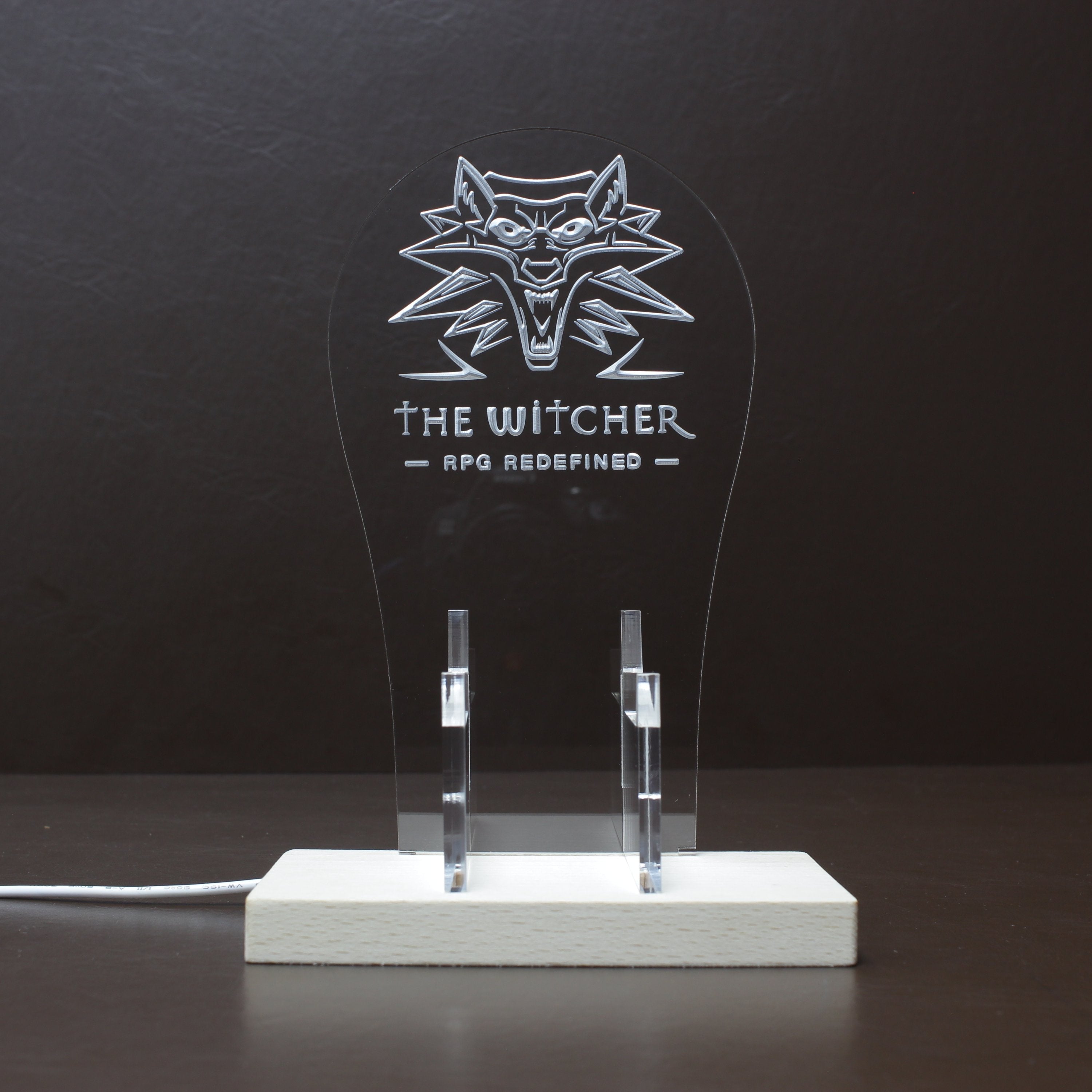 The Witcher 3 Game LED Gaming Headset Controller Stand