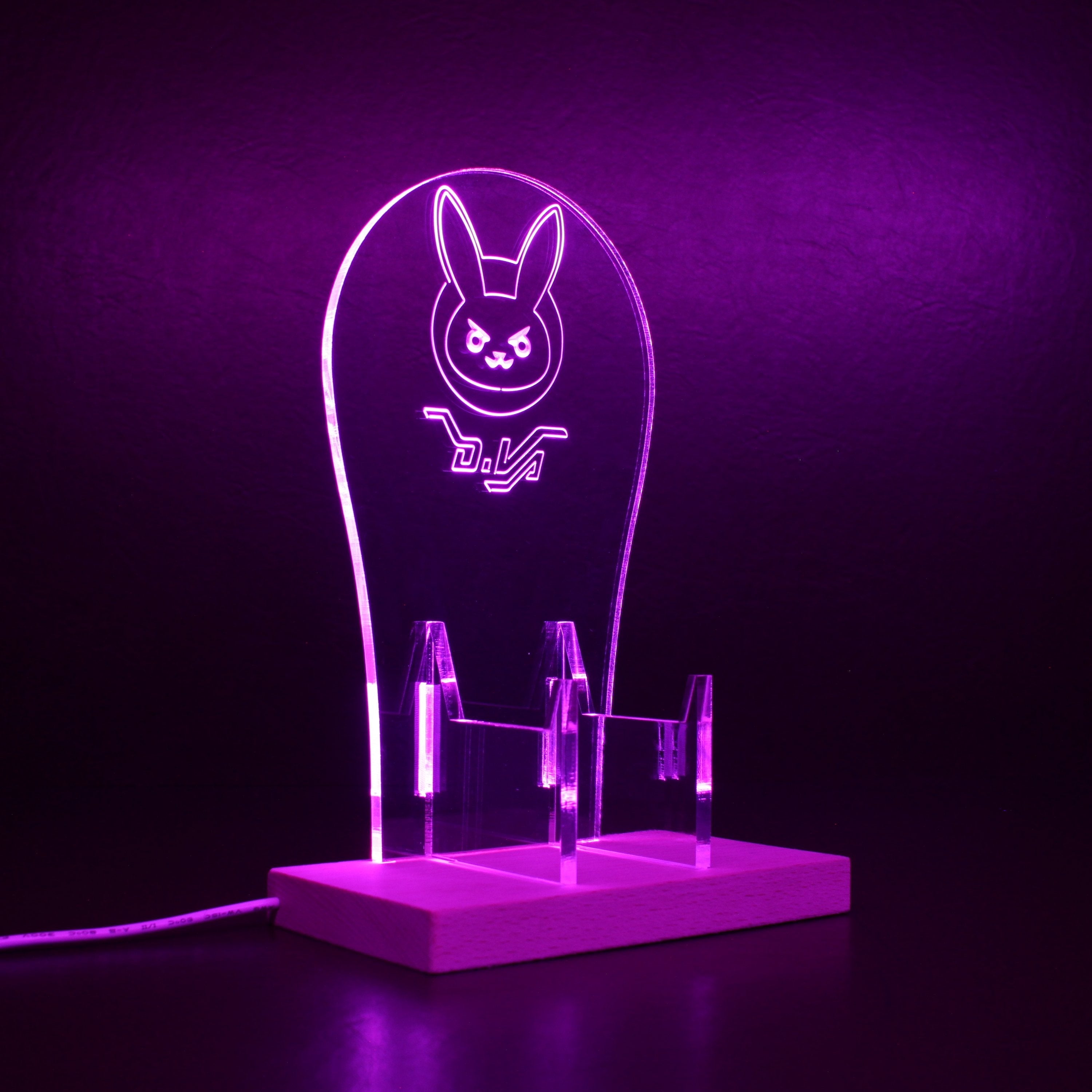 Overwatch Dva LED Gaming Headset Controller Stand