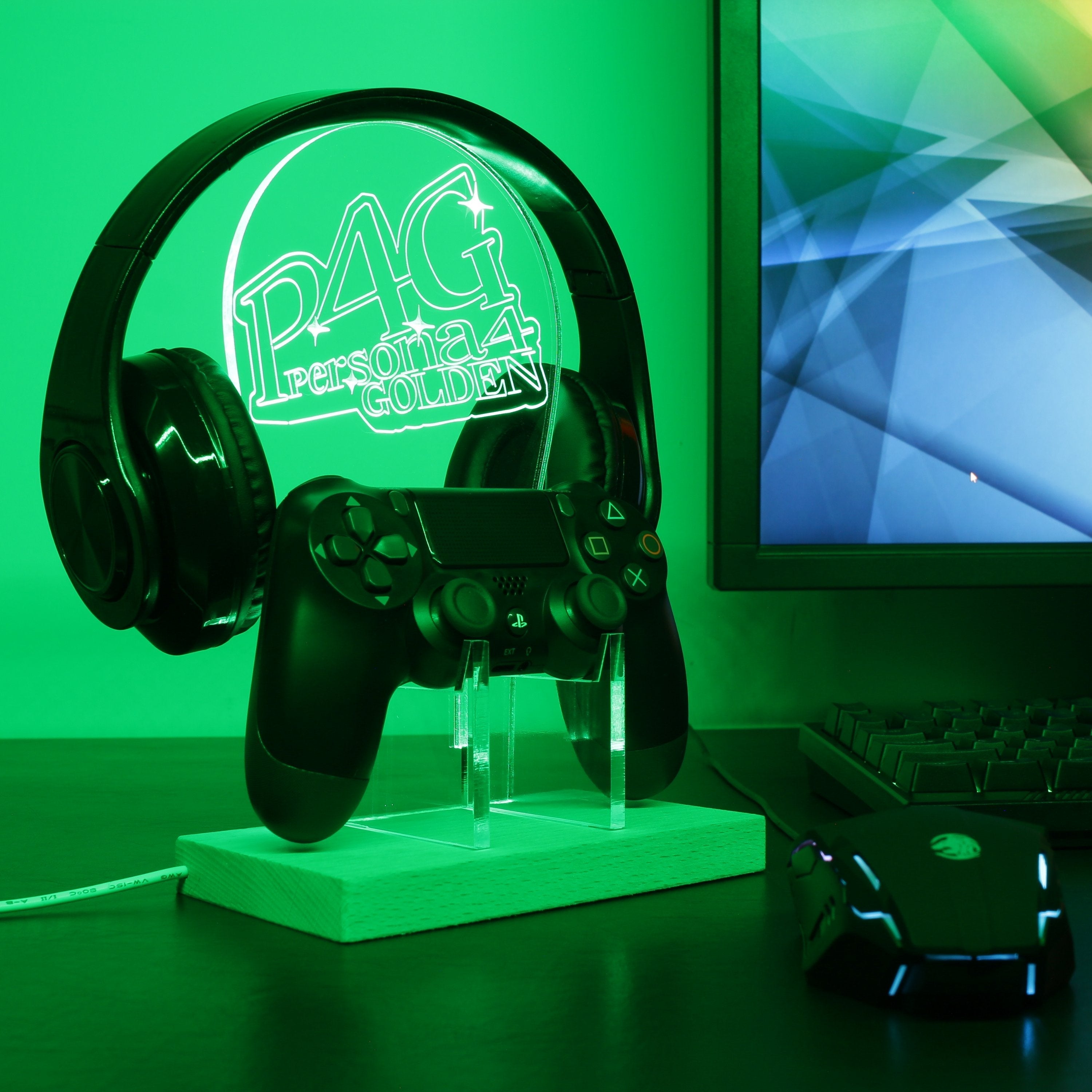 Persona 4 LED Gaming Headset Controller Stand