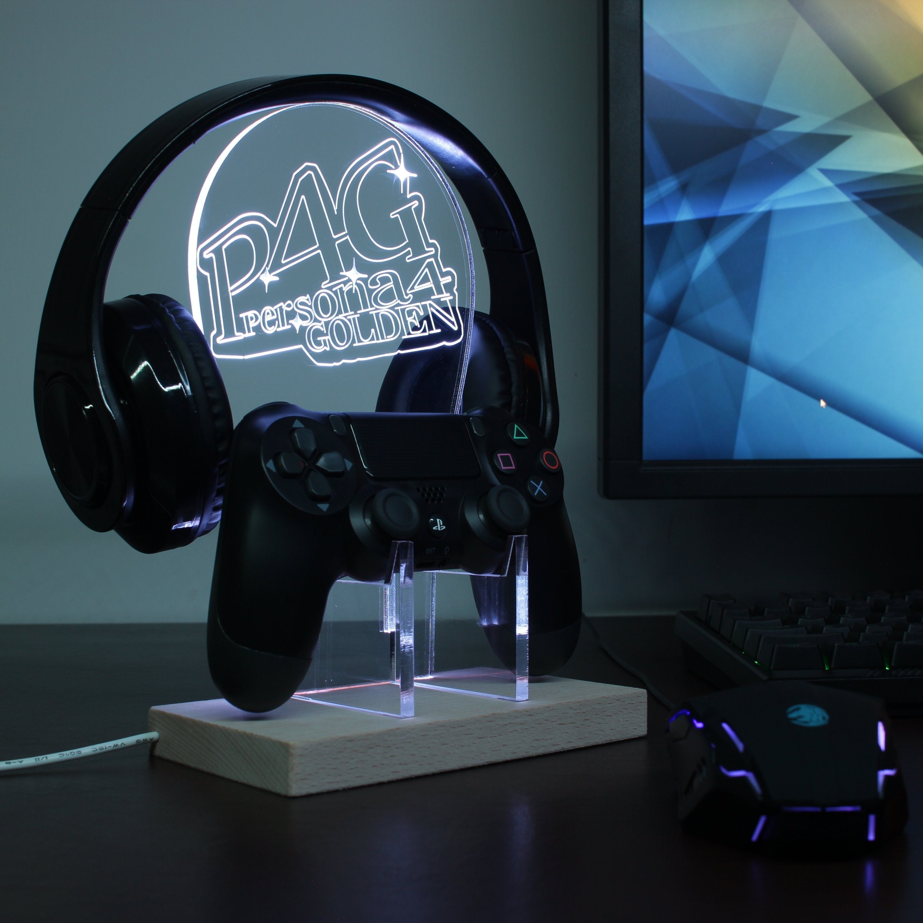 Persona 4 LED Gaming Headset Controller Stand