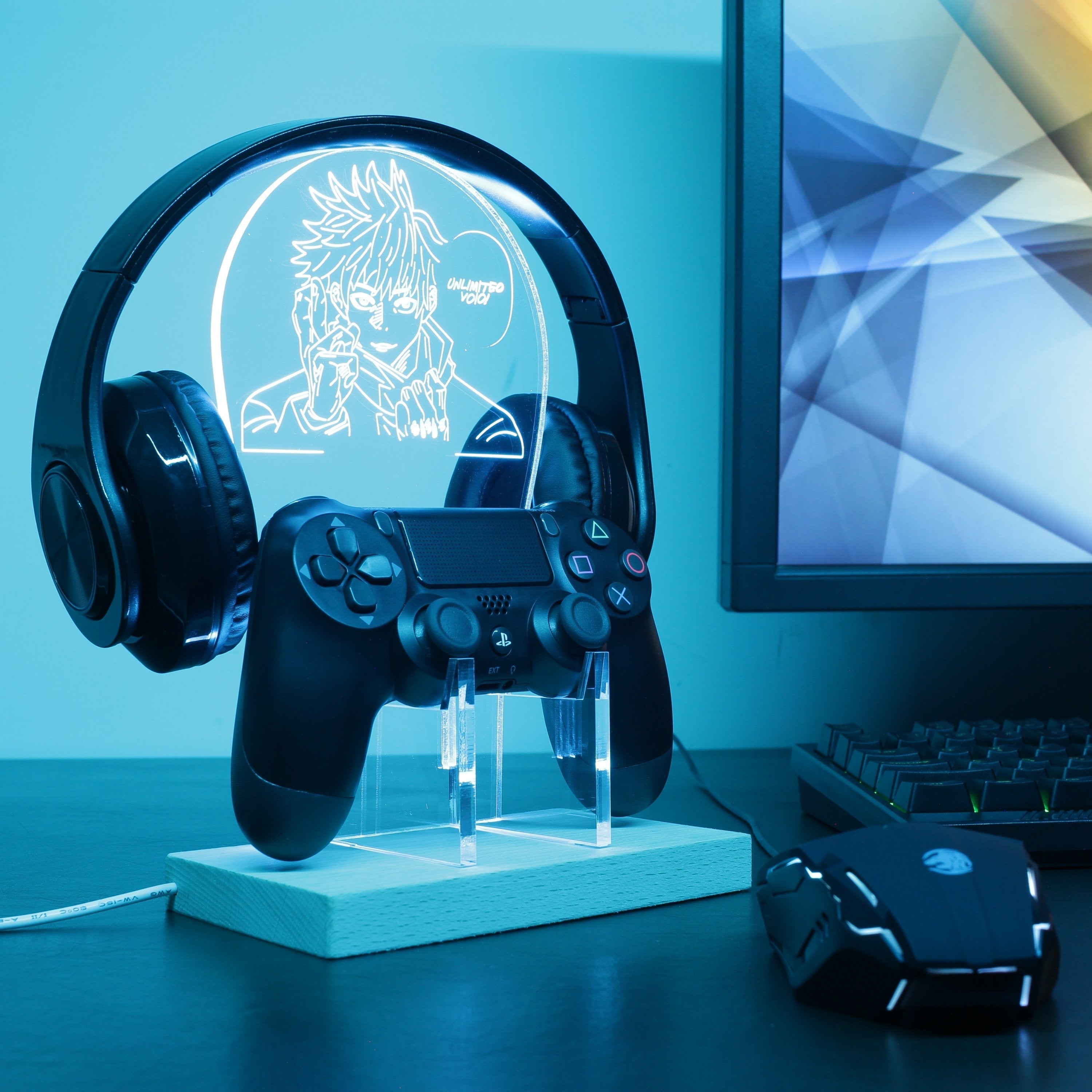 Jujutsu Kaisen LED Gaming Headset Controller Stand