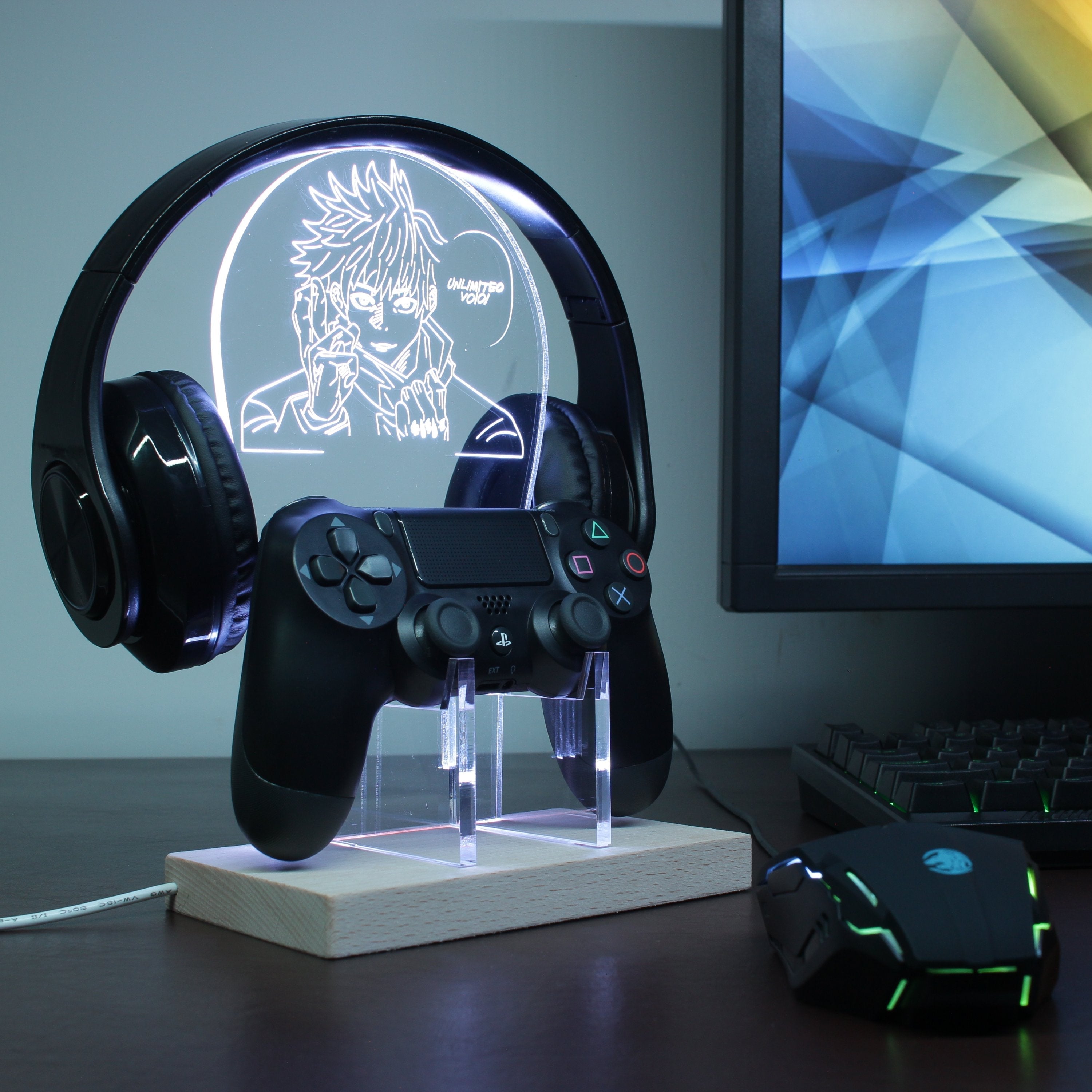 Jujutsu Kaisen LED Gaming Headset Controller Stand