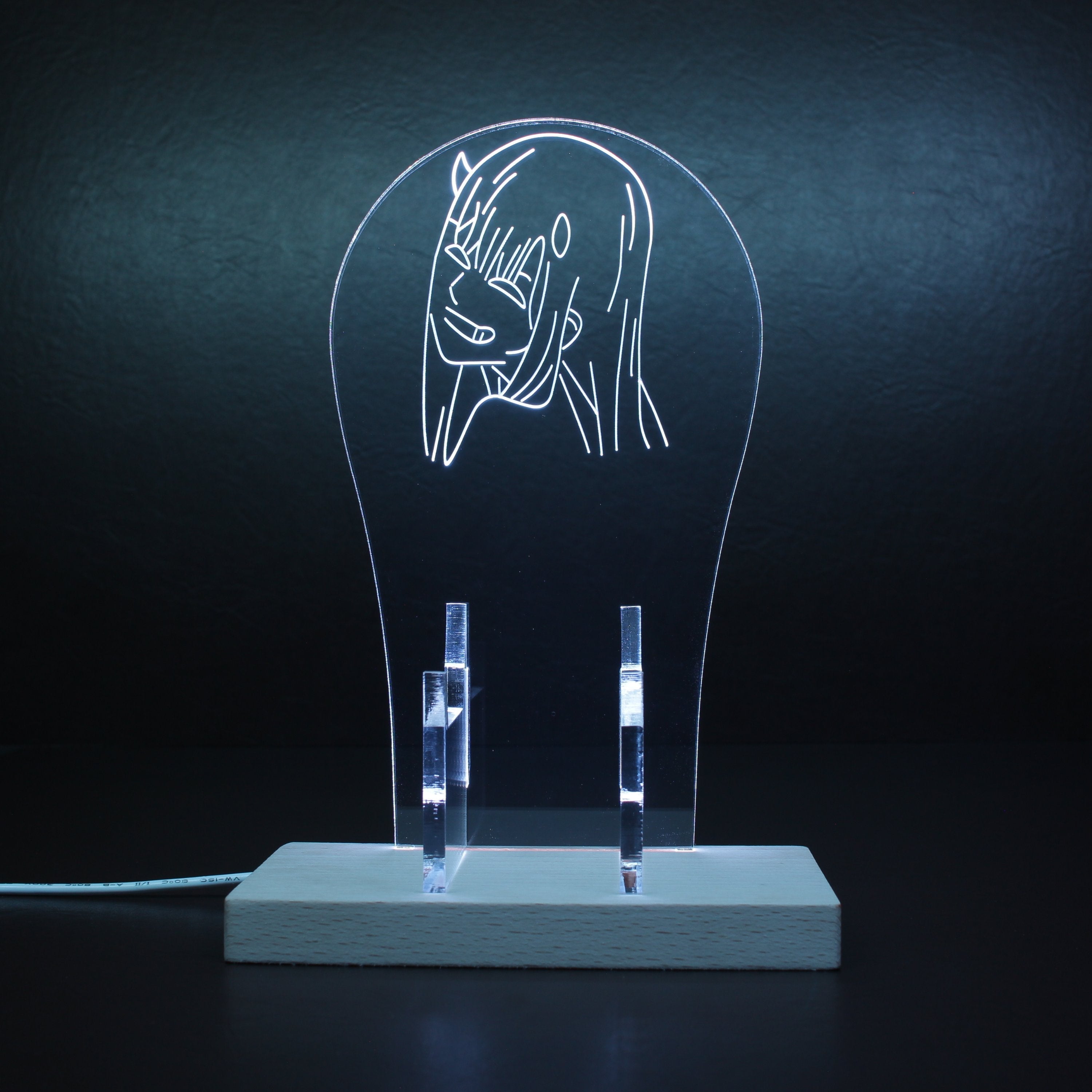 Zero Two LED Gaming Headset Controller Stand