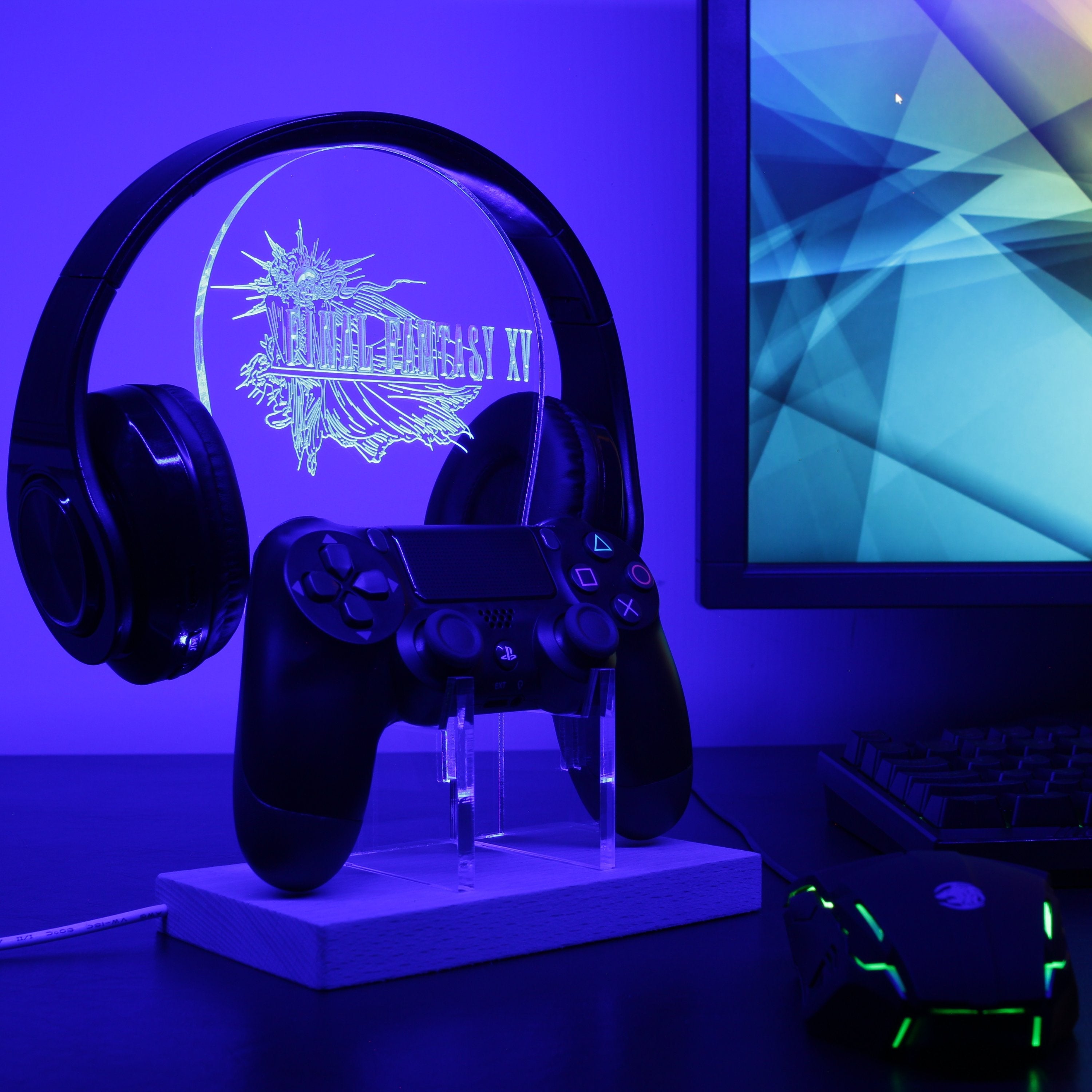 Final Fantasy XV LED Gaming Headset Controller Stand