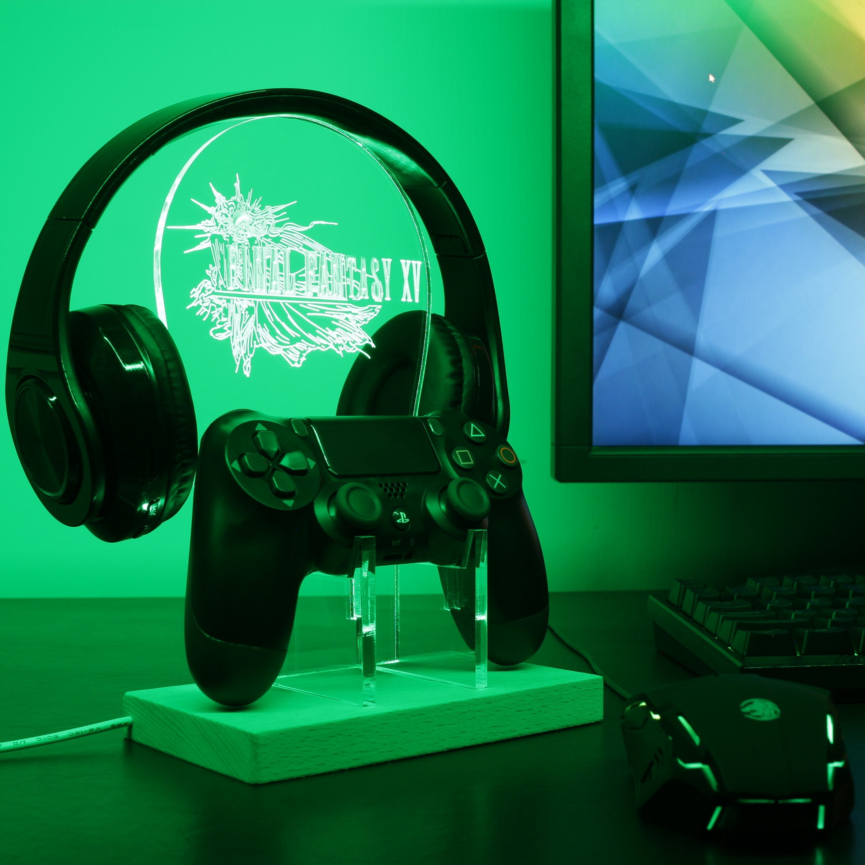 Final Fantasy XV LED Gaming Headset Controller Stand