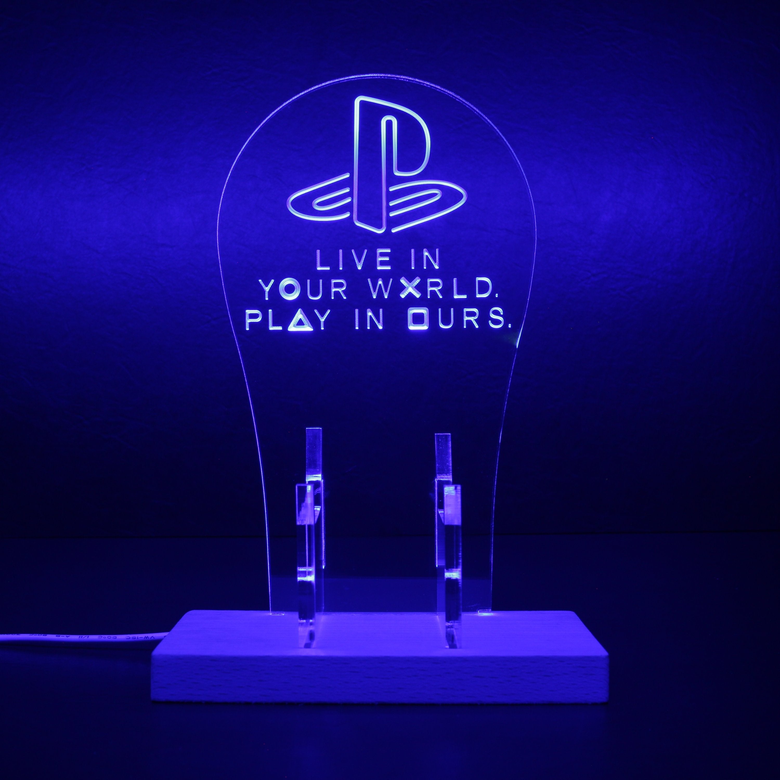 Playstation Play In Ours LED Gaming Headset Controller Stand