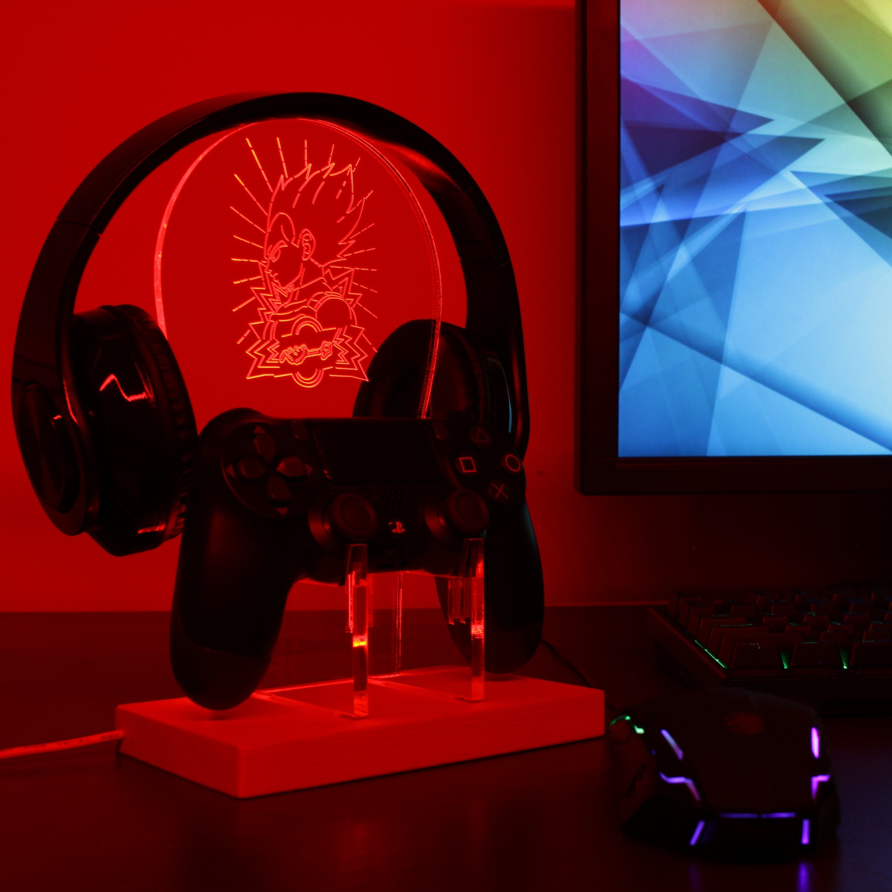 Dragon Ball LED Gaming Headset Controller Stand