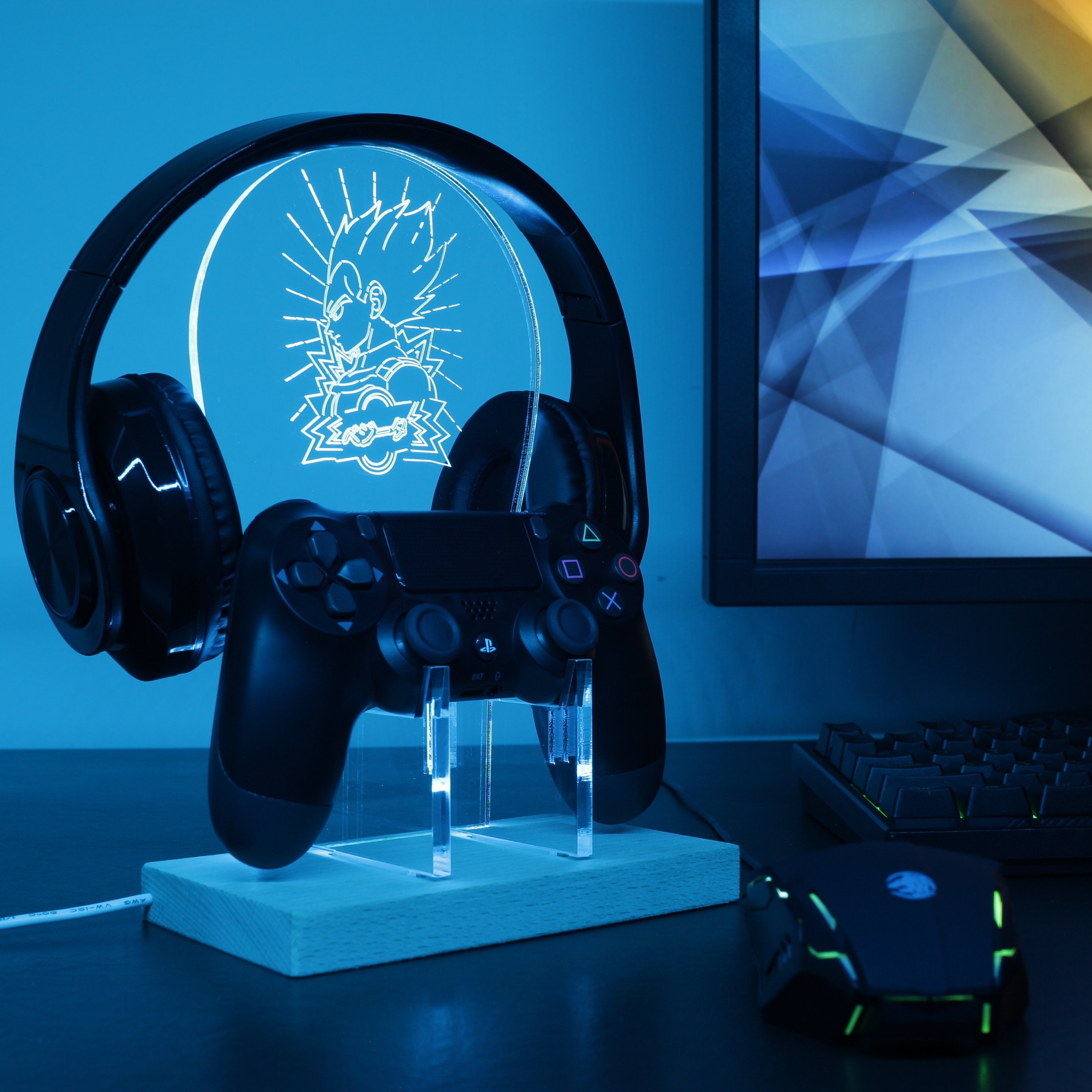 Dragon Ball LED Gaming Headset Controller Stand
