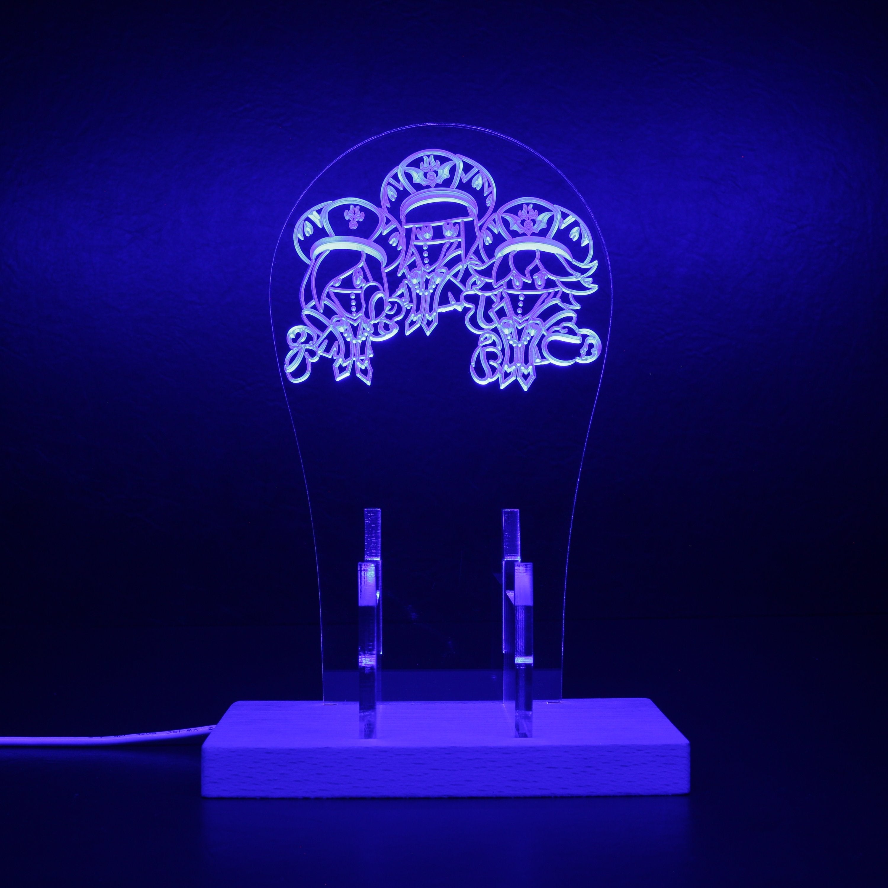 Kirby Star Allies Mage Sisters LED Gaming Headset Controller Stand