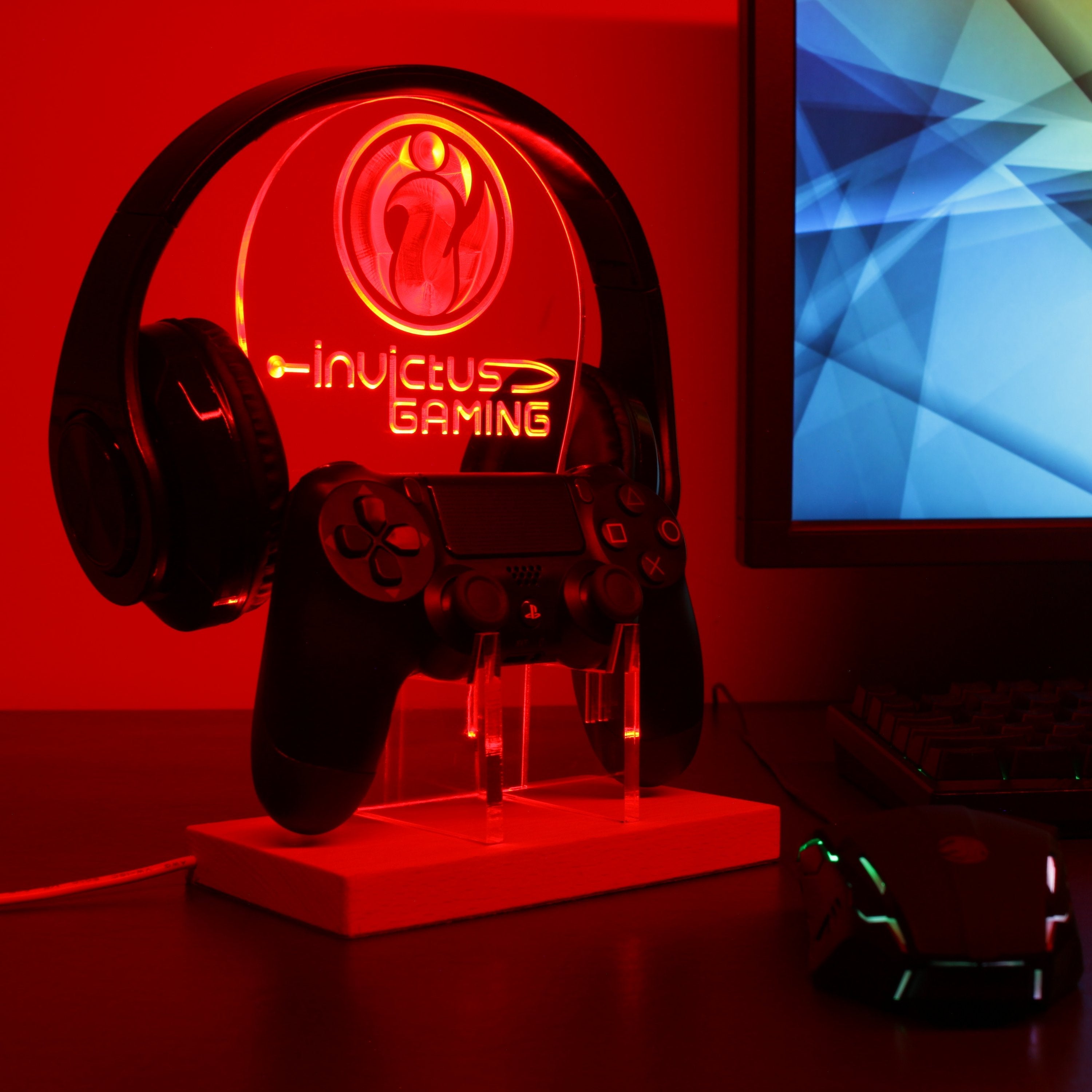 Invictus Gaming LED Gaming Headset Controller Stand