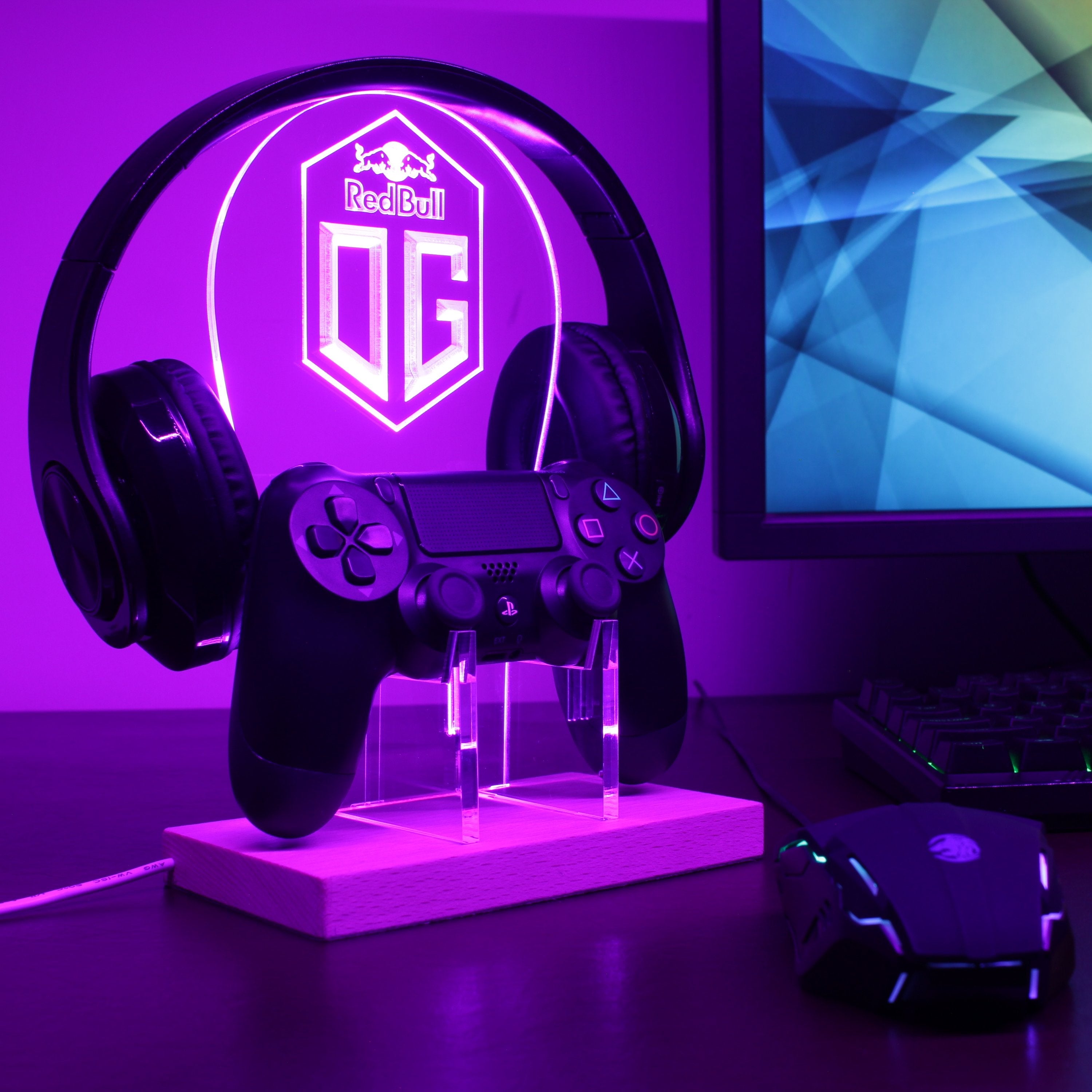 OG Esports Gaming LED Gaming Headset Controller Stand