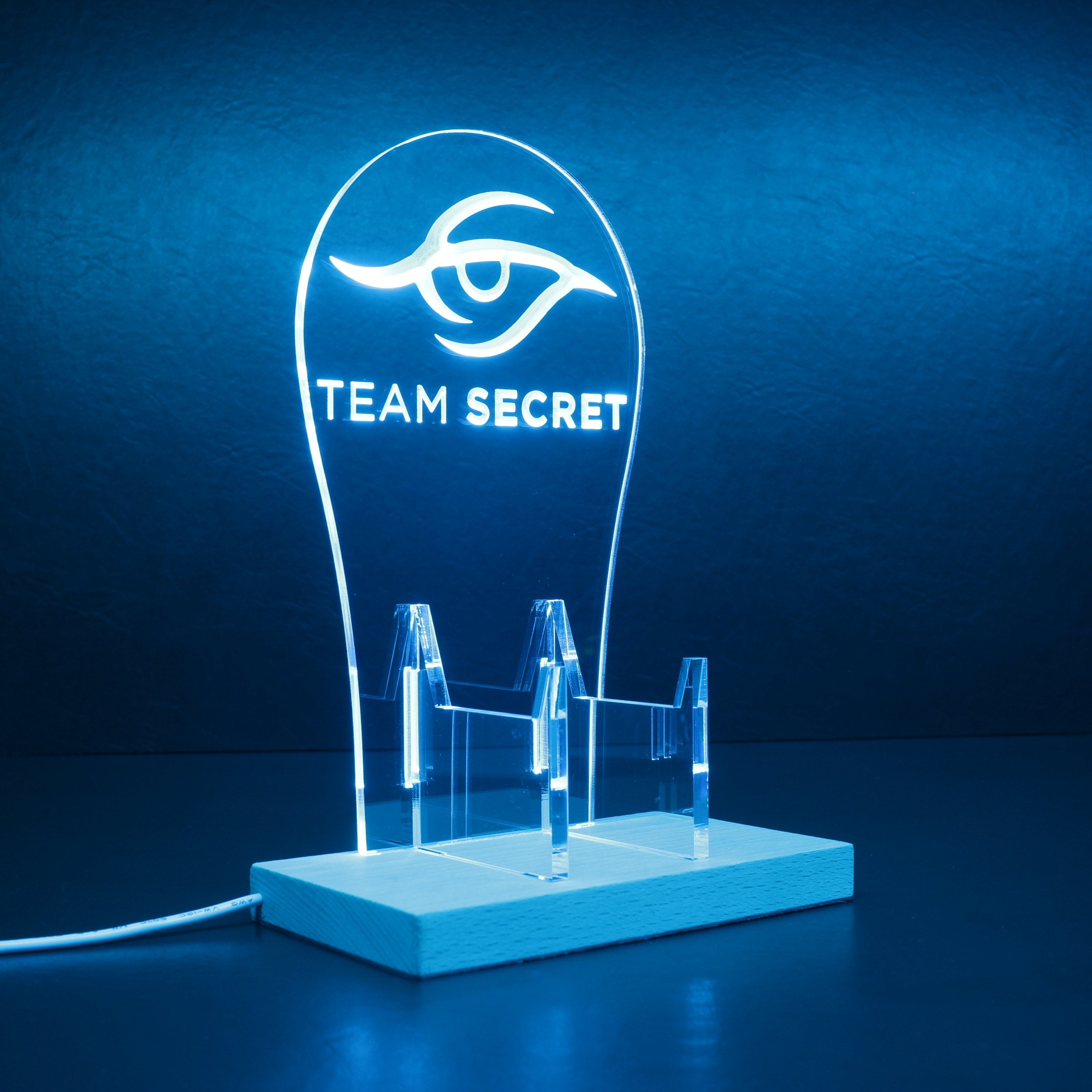 Team Secret LED Gaming Headset Controller Stand
