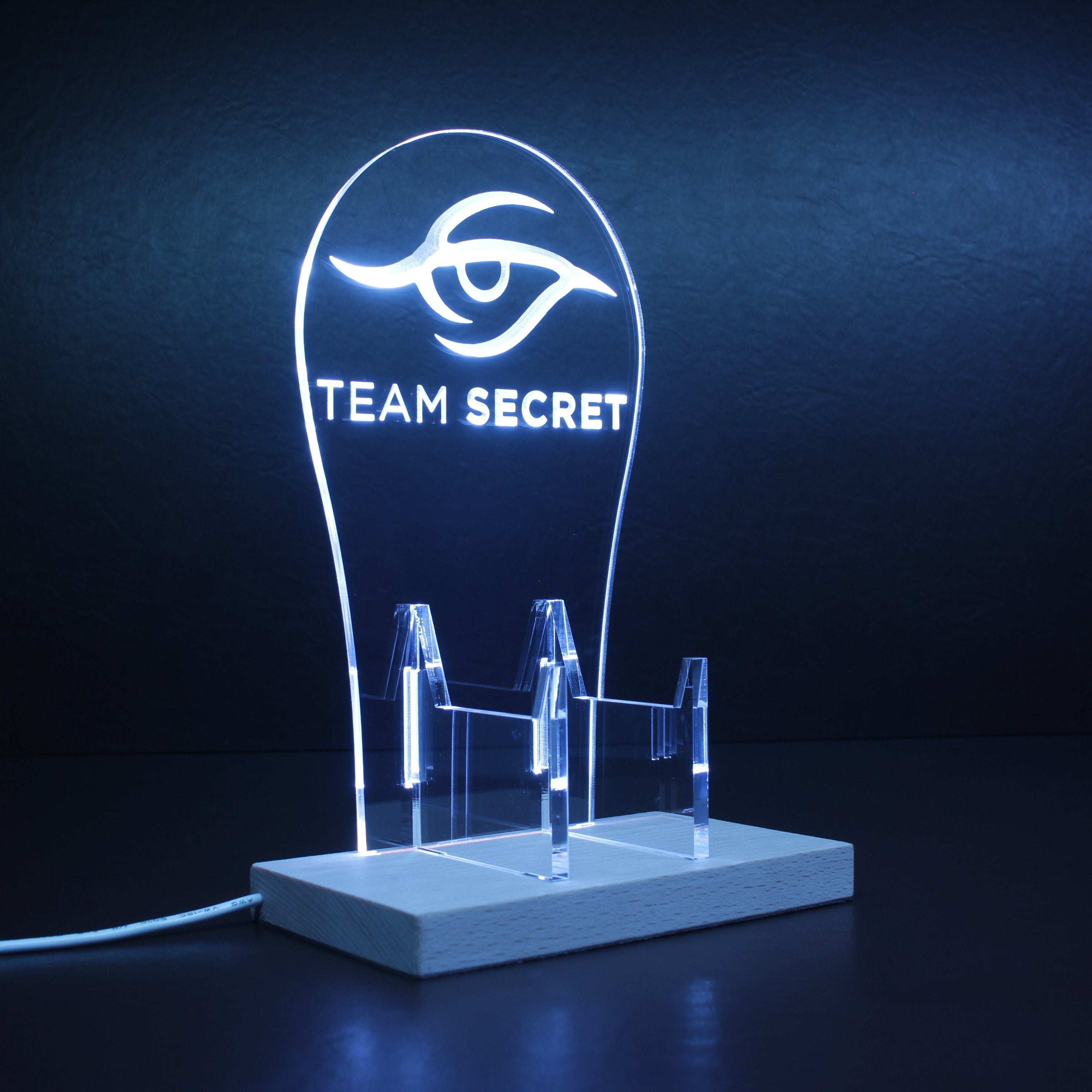 Team Secret LED Gaming Headset Controller Stand