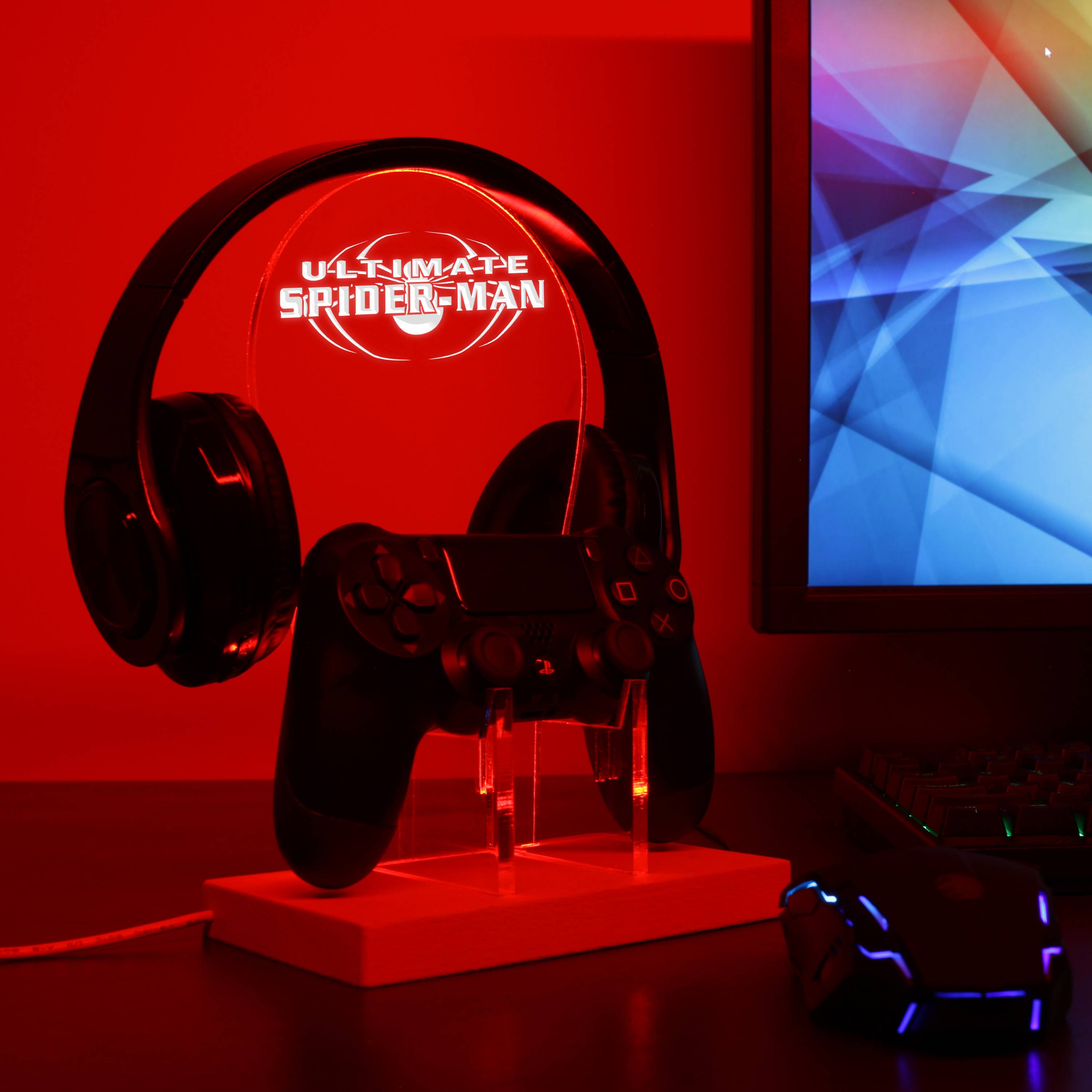 Spiderman LED Gaming Headset Controller Stand